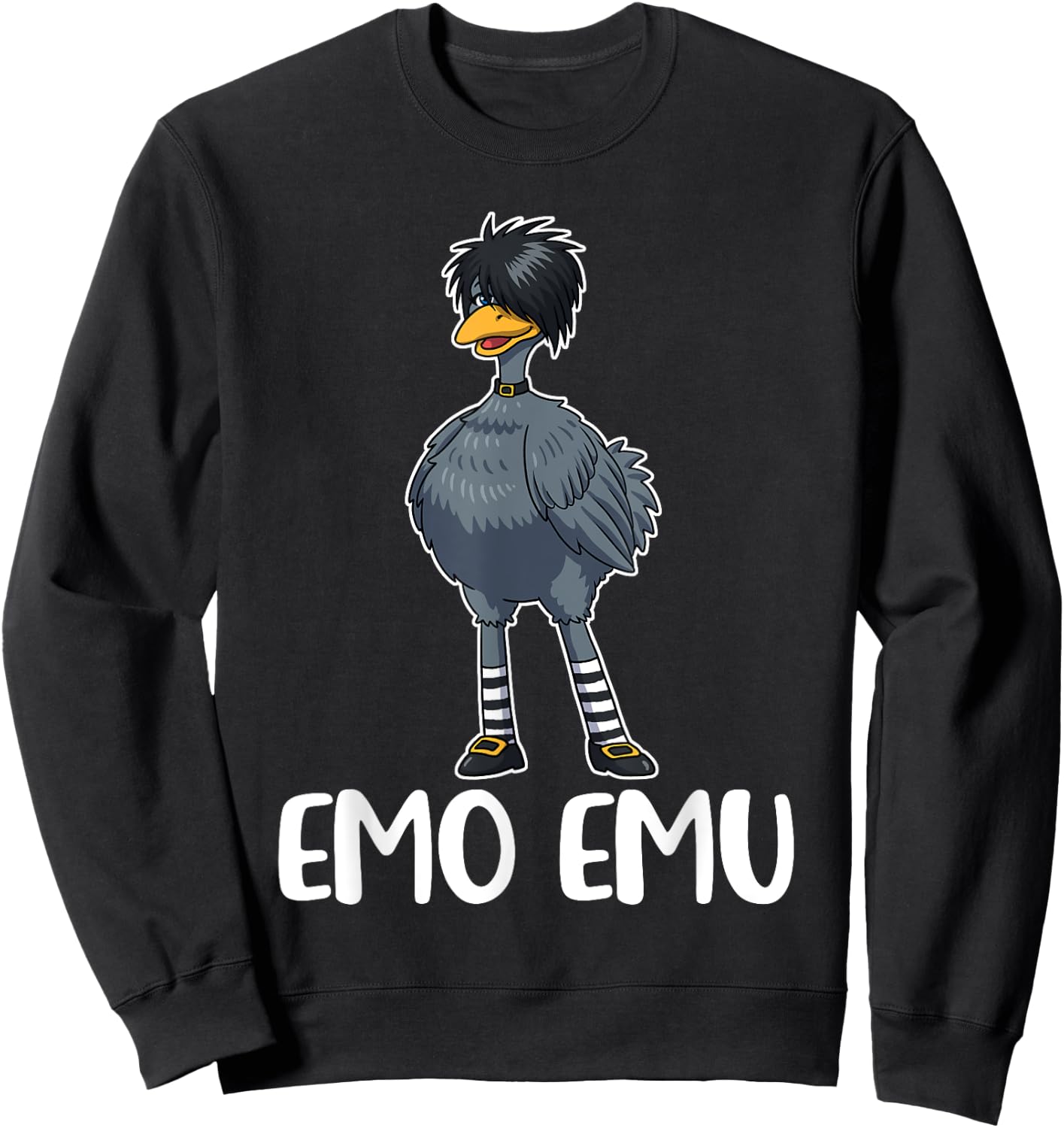 Emo Emu Sweatshirt - Sweatshirt | Black