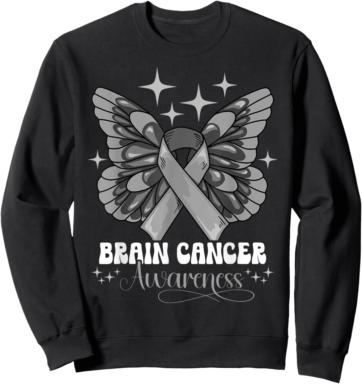 Brain Cancer Awareness Sweatshirt - Sweatshirt | Black