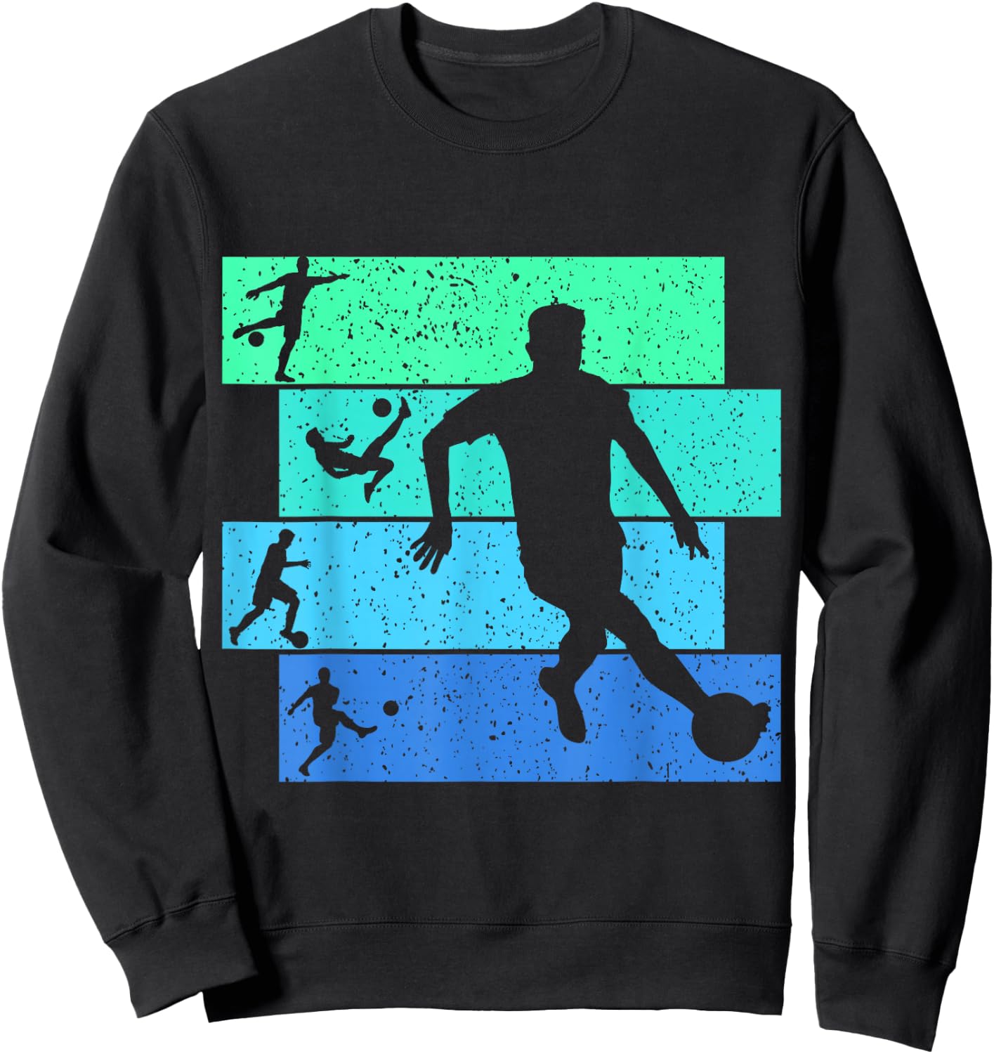 Soccer Boys Kids Men Sweatshirt - Sweatshirt | Black