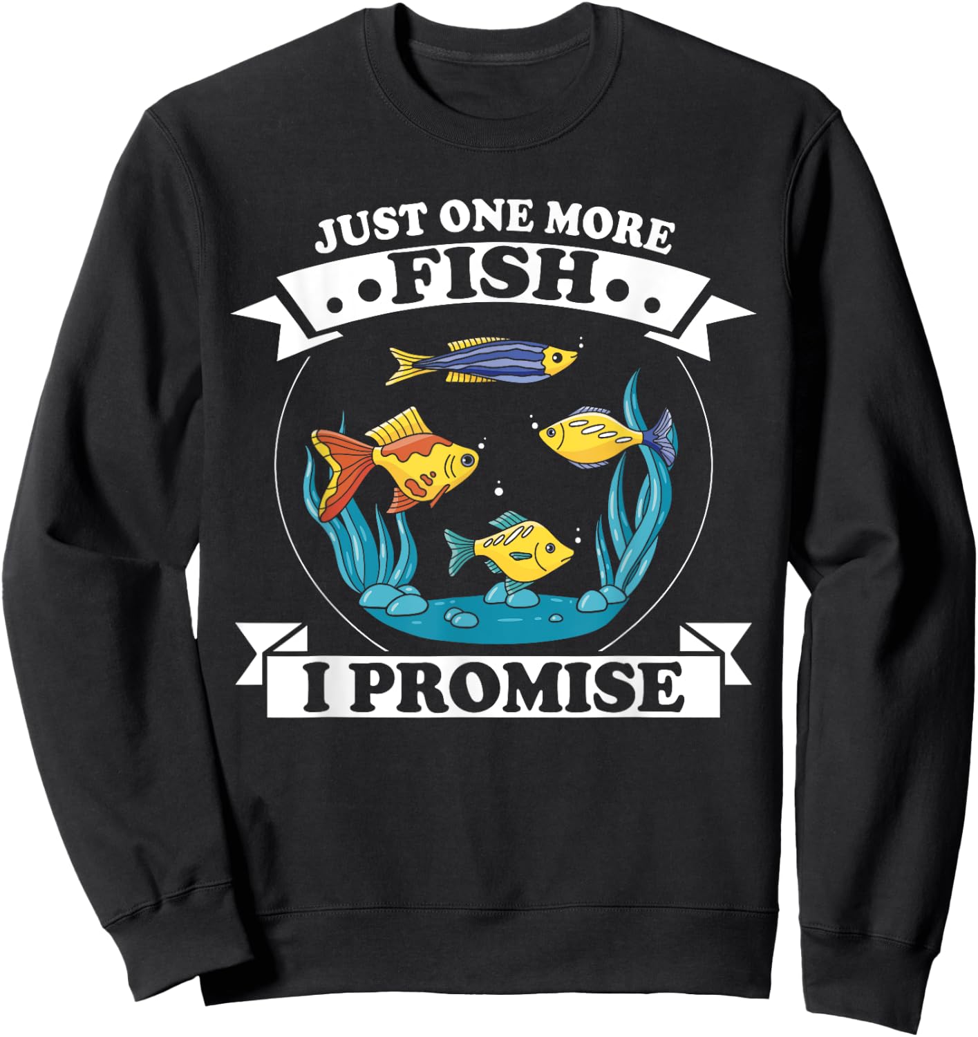 Fish Aquarium Aquarium Tech Fishkeeping Aquarist Sweatshirt - Sweatshirt | Black