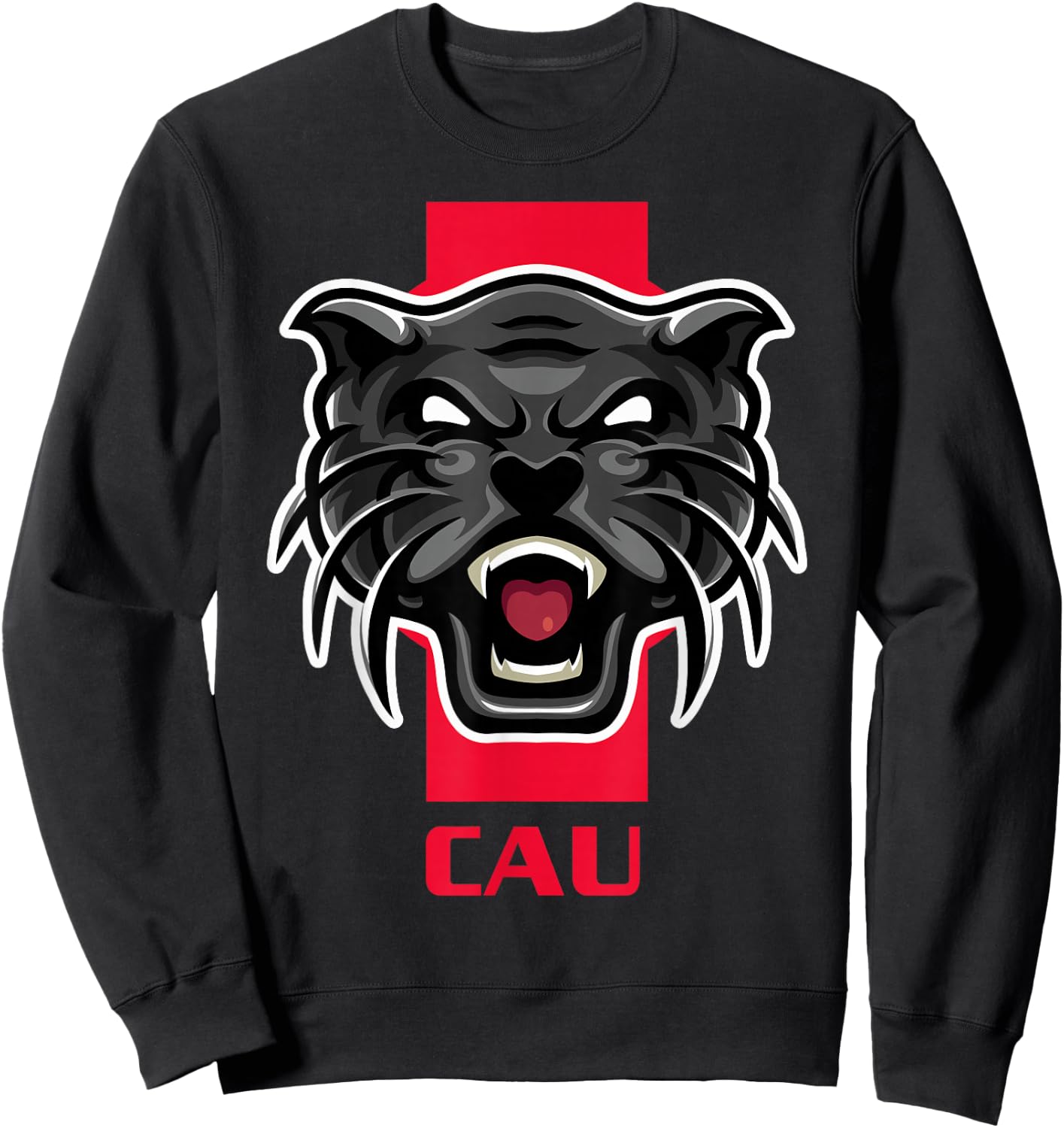 CAU Panther Stripe Sweatshirt - Sweatshirt | Black