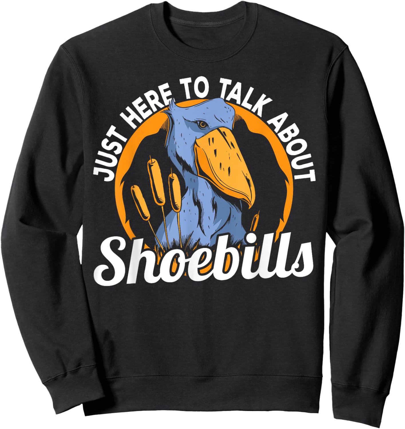Shoebill Stork Bird Shoebill Sweatshirt - Sweatshirt | Black