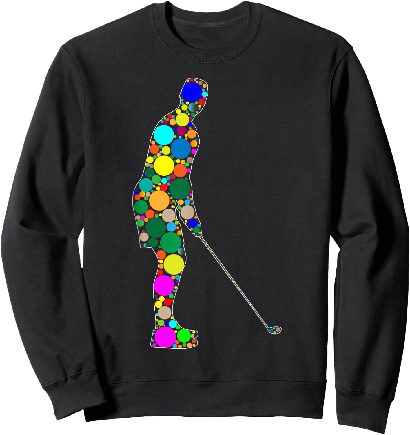 Funny Polka Dot Golf Lover September 15th Dot day kids Sweatshirt - Sweatshirt | Black