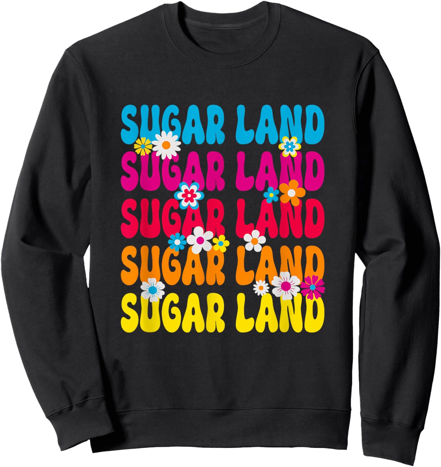 70s Sugar Land Sweatshirt - Sweatshirt | Black