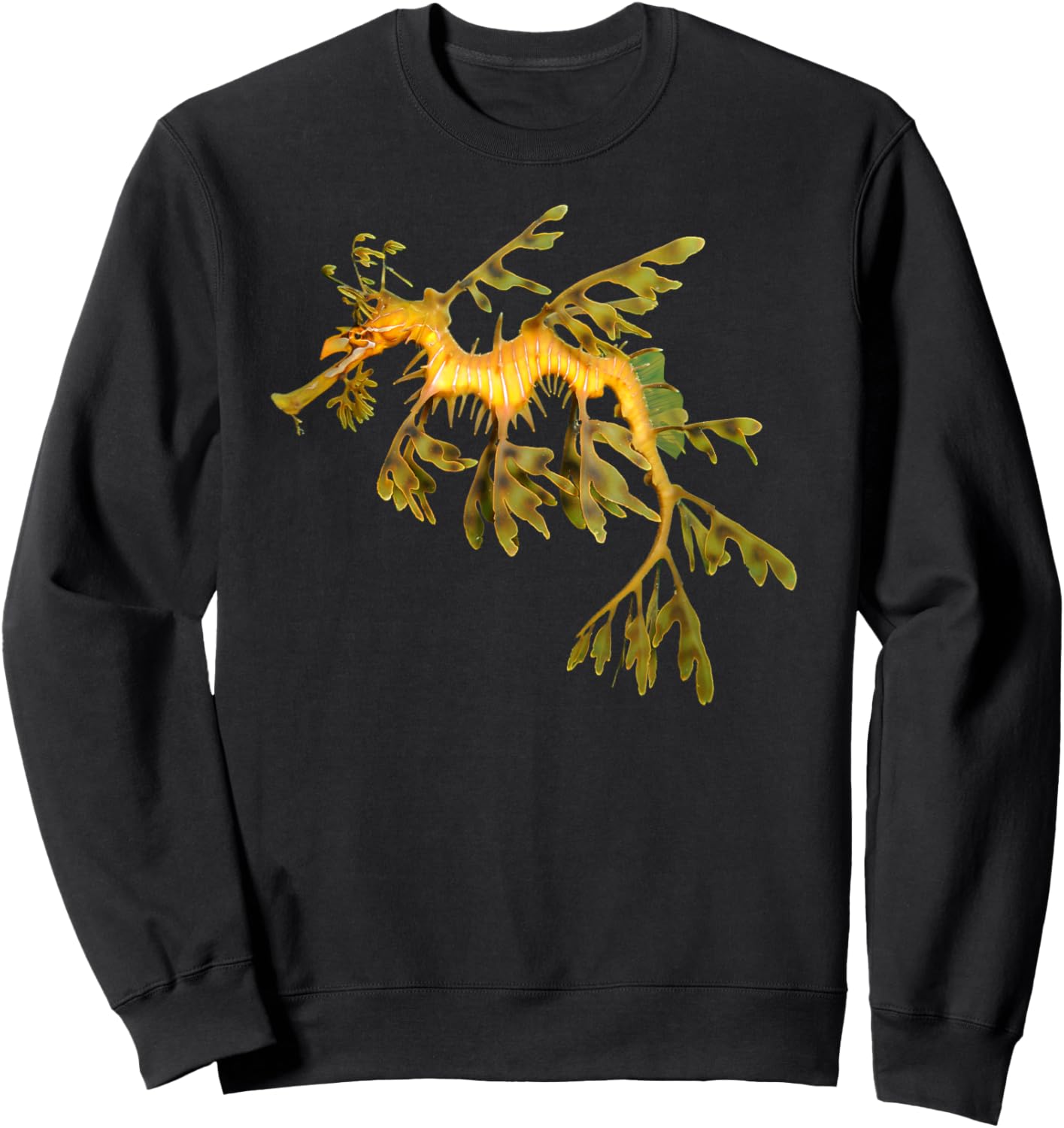 Seahorse Leafy Seadragon Sweatshirt - Sweatshirt | Black