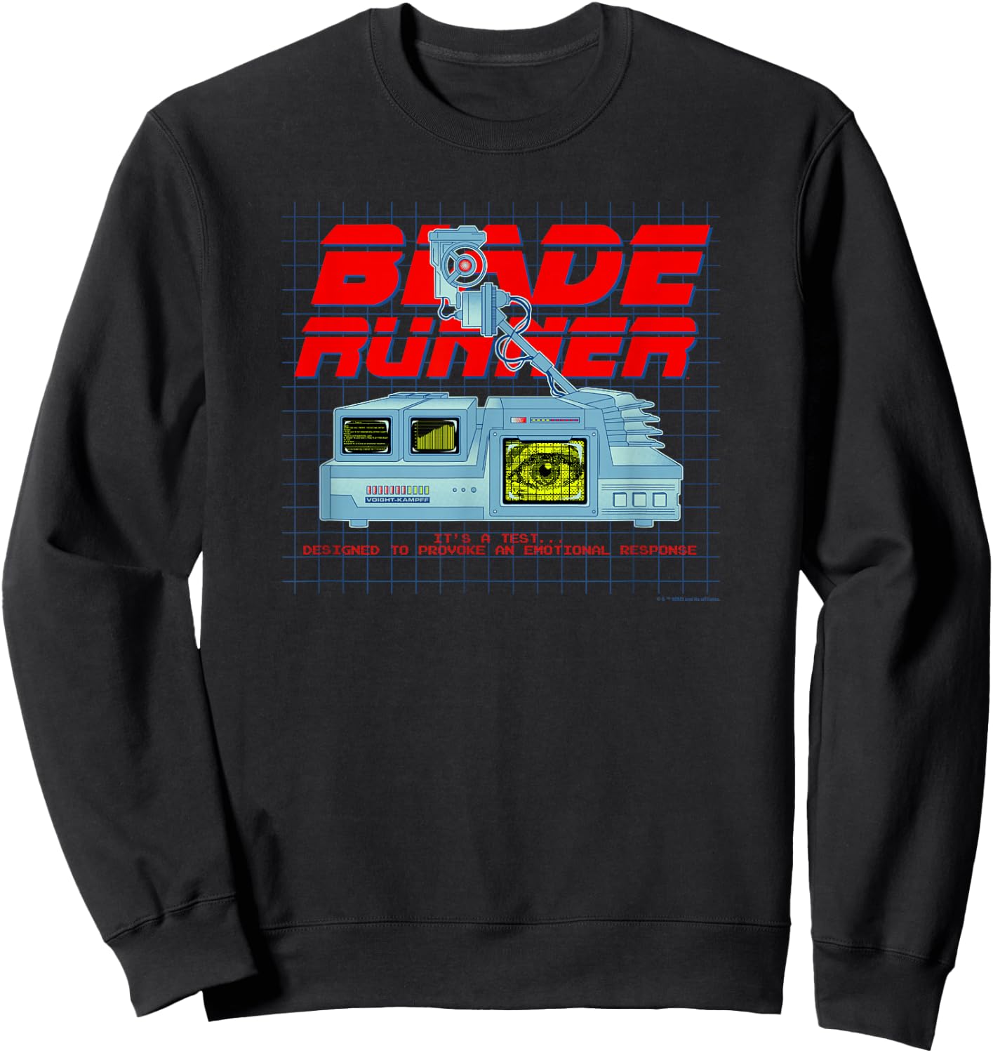 WB100 Blade Runner Provoke an Emotional Response Scan Logo Sweatshirt - Sweatshirt | Black