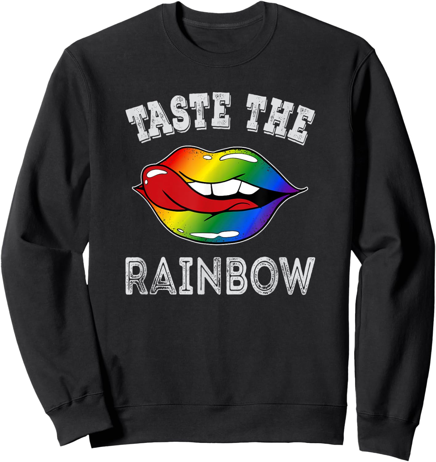 Taste the Rainbow Sweatshirt - Sweatshirt | Black