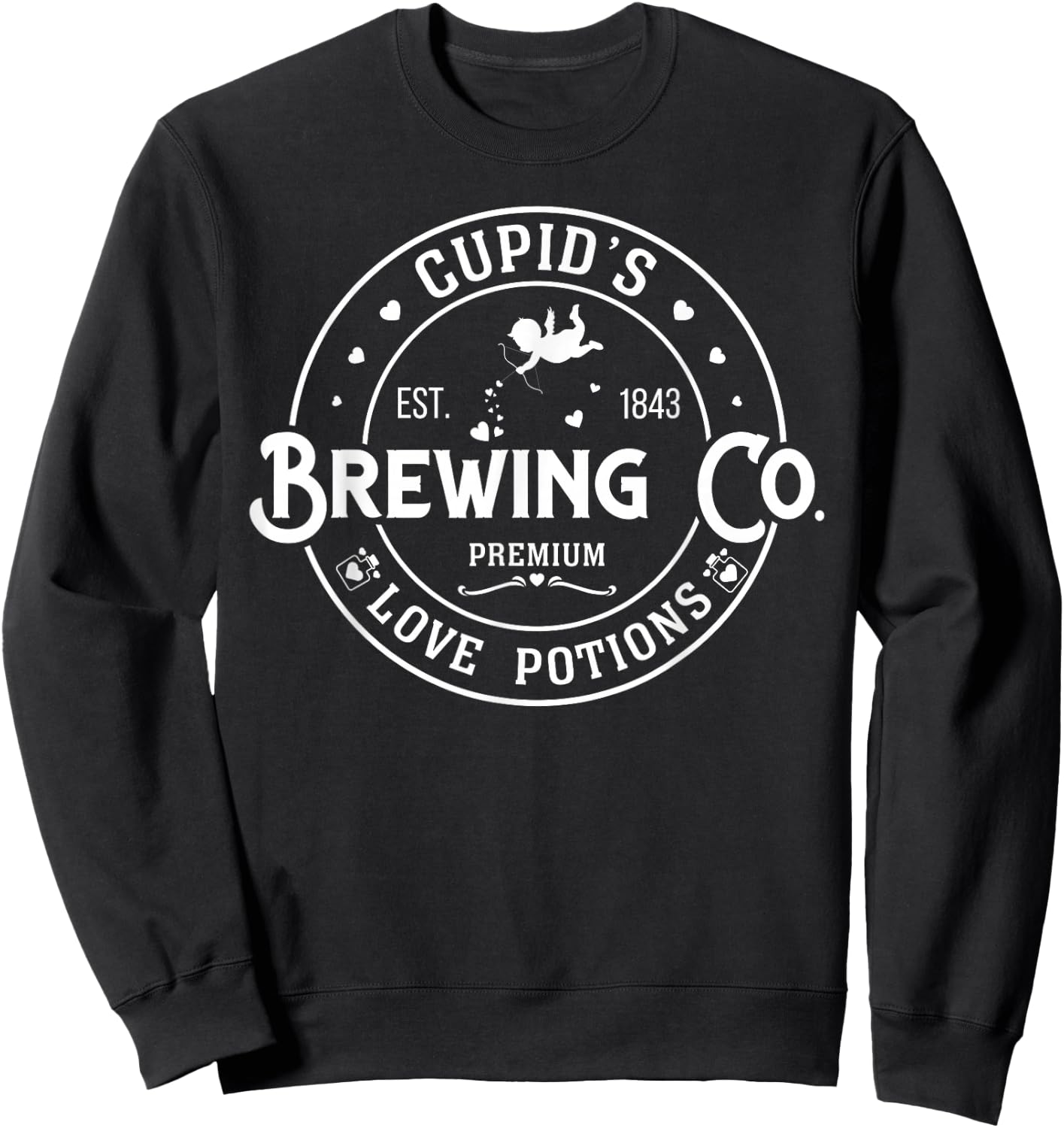Cupid's Brewing Co. Valentine's Day Sweatshirt - Sweatshirt | Black