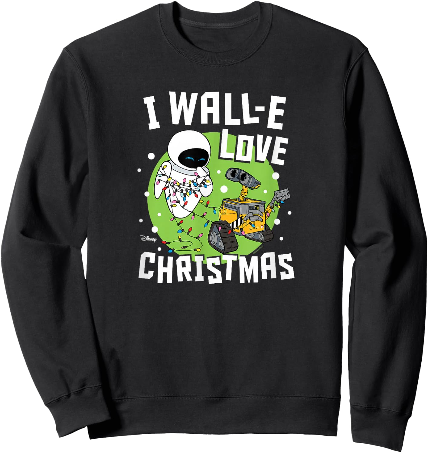 Disney Wall-E - Love Christmas Sweatshirt - Sweatshirt | Black