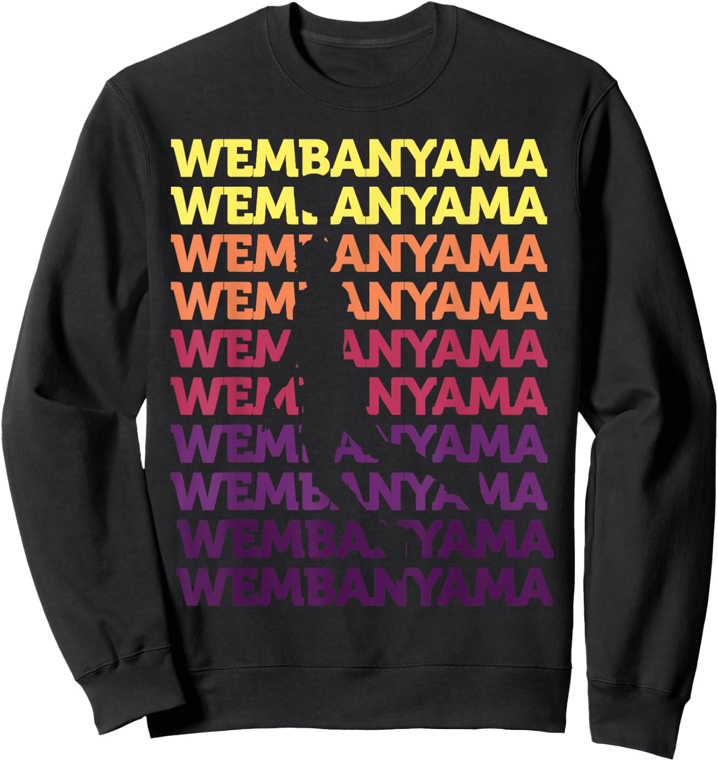 Wembanyama Basketball Amazing Gift Fan Sweatshirt - Sweatshirt | Black