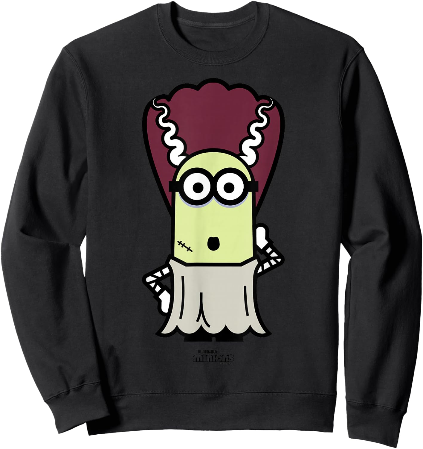 Minions Monsters Bride Kevin Halloween Sweatshirt - Sweatshirt | Black