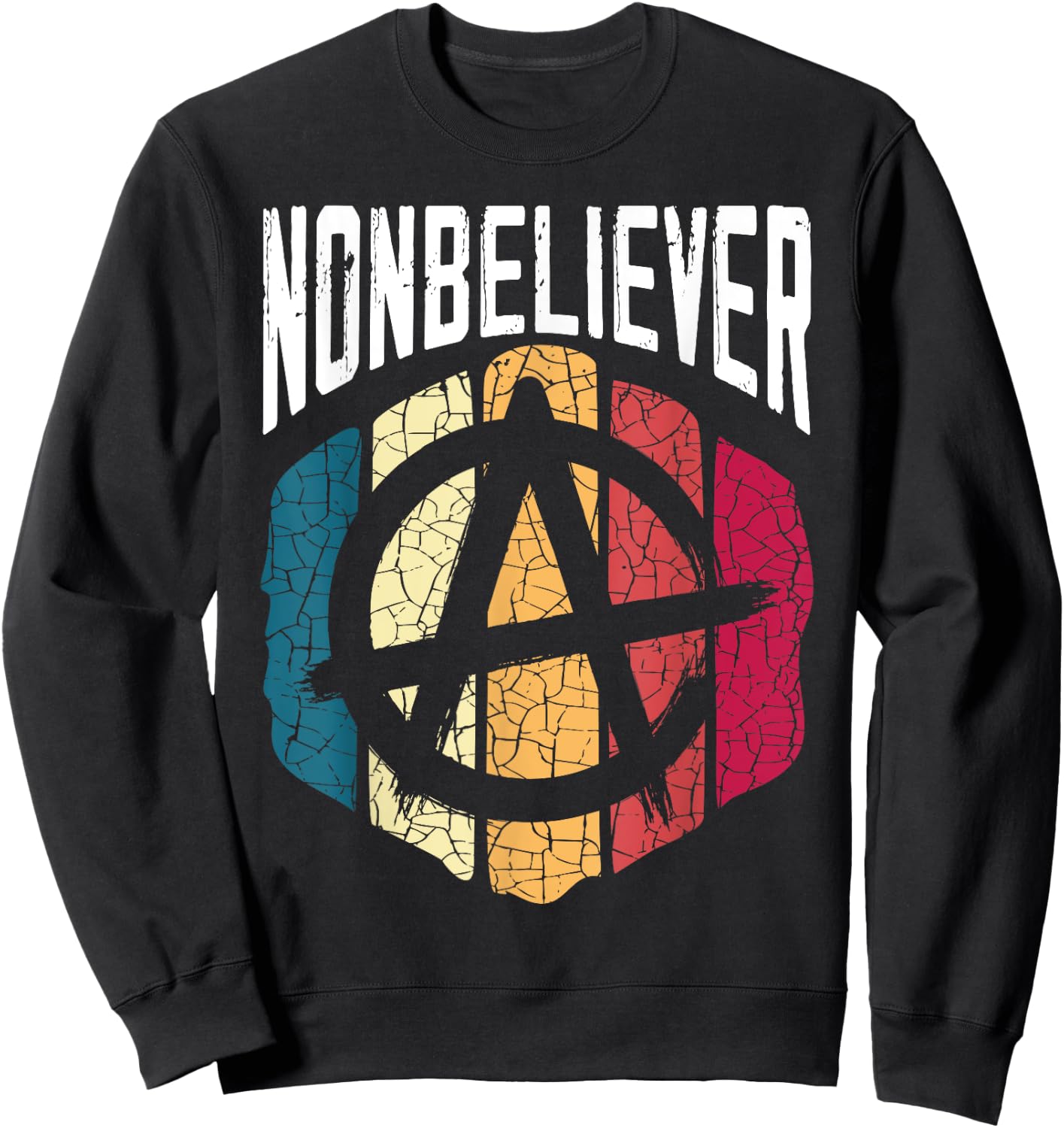 Nonbeliever Anti-Religion Agnostic Blackcraft Atheist Sweatshirt - Sweatshirt | Black