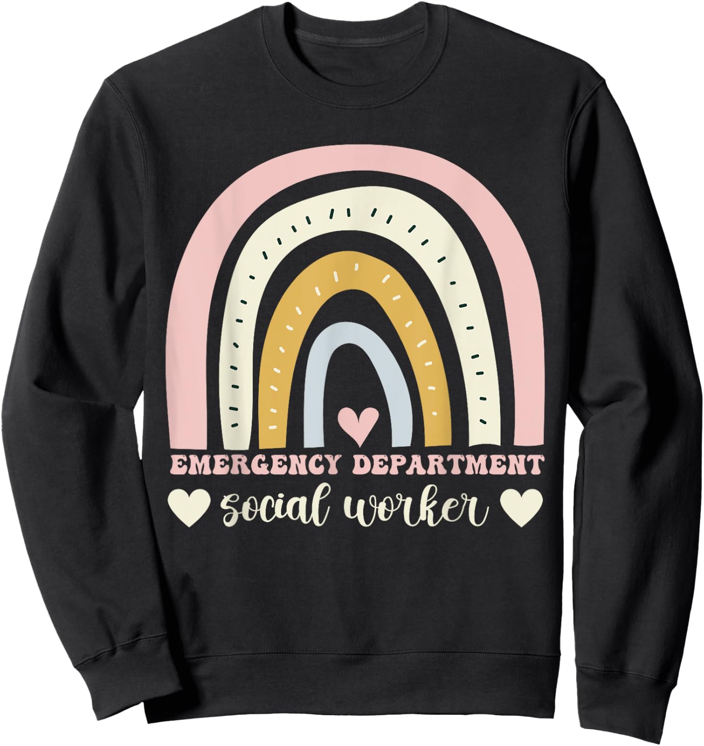 Emergency department social worker Sweatshirt - Sweatshirt | Black