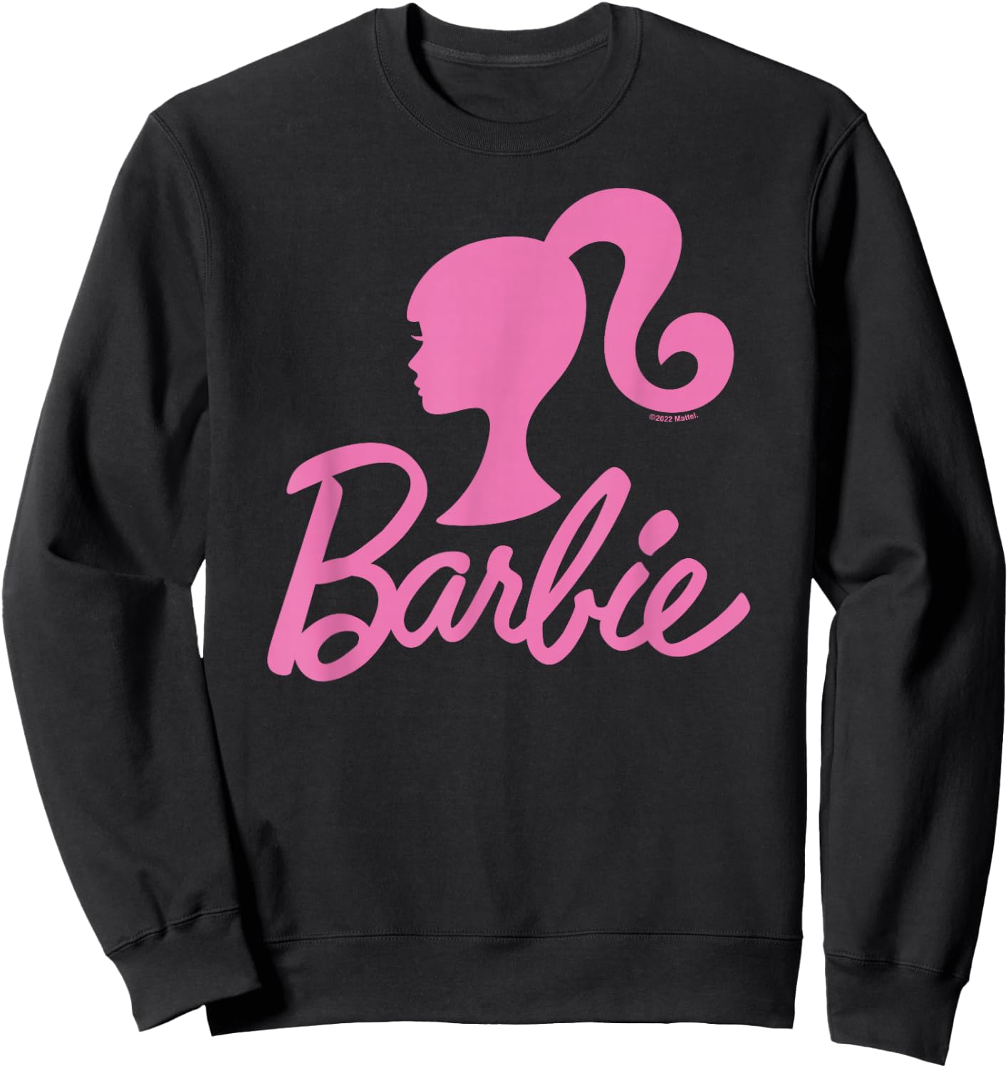 Barbie - Barbie Pink Logo Sweatshirt - Sweatshirt | Black
