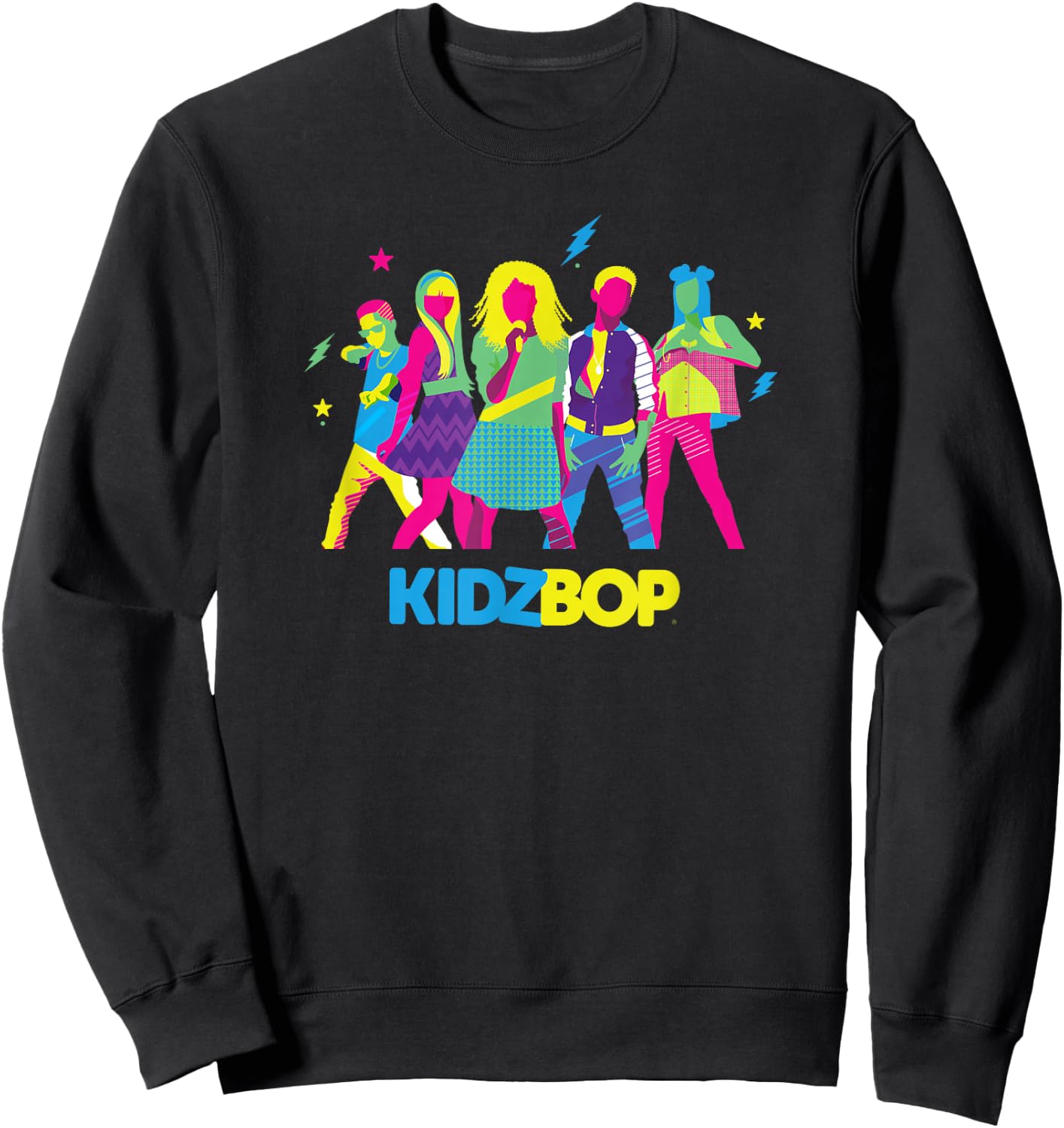 KIDZ BOP - Pop Star Silhouette (Group) Sweatshirt - Sweatshirt | Black