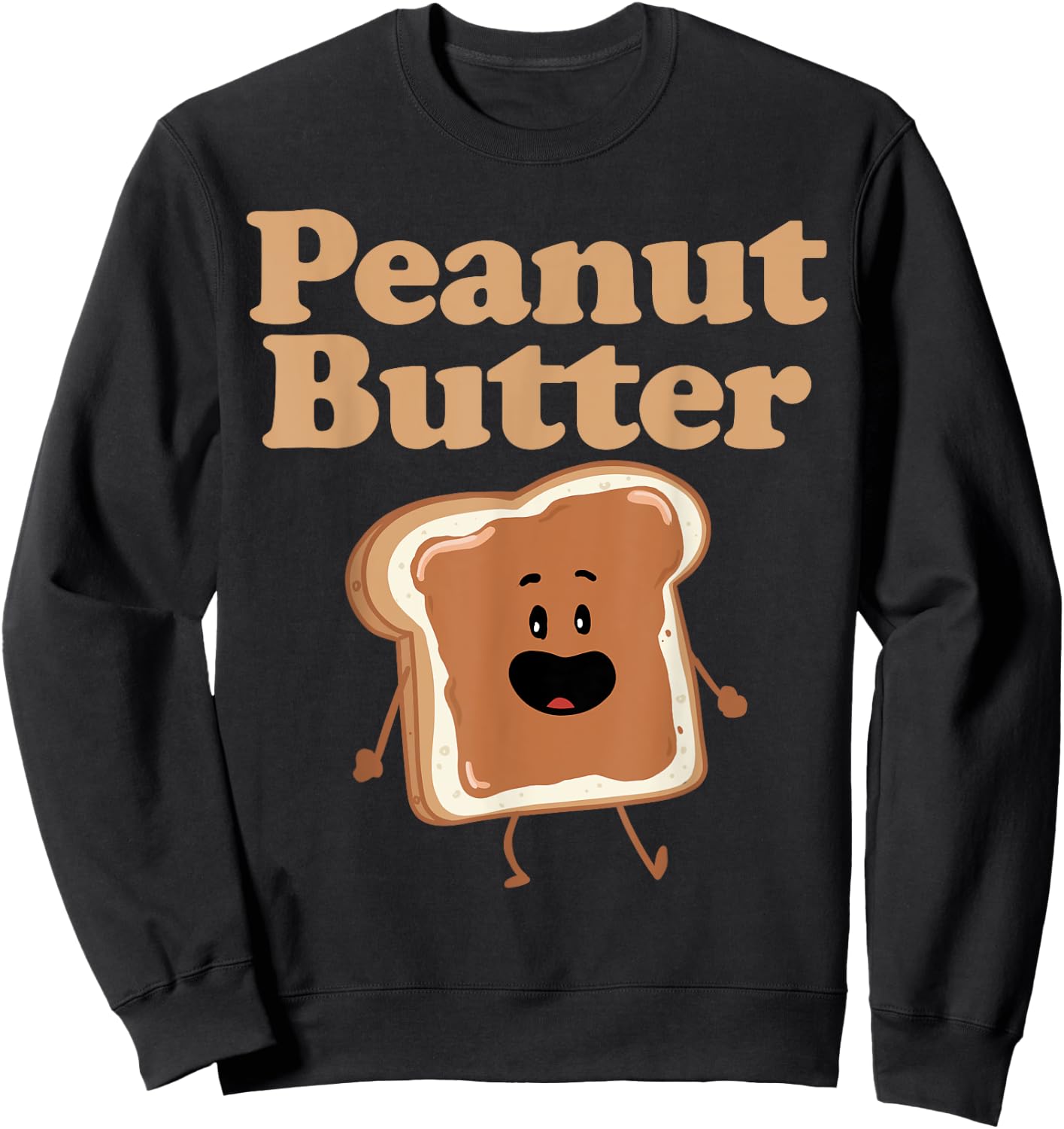 Dancing Peanut Butter matching Peanut Butter and Jelly Sweatshirt - Sweatshirt | Black