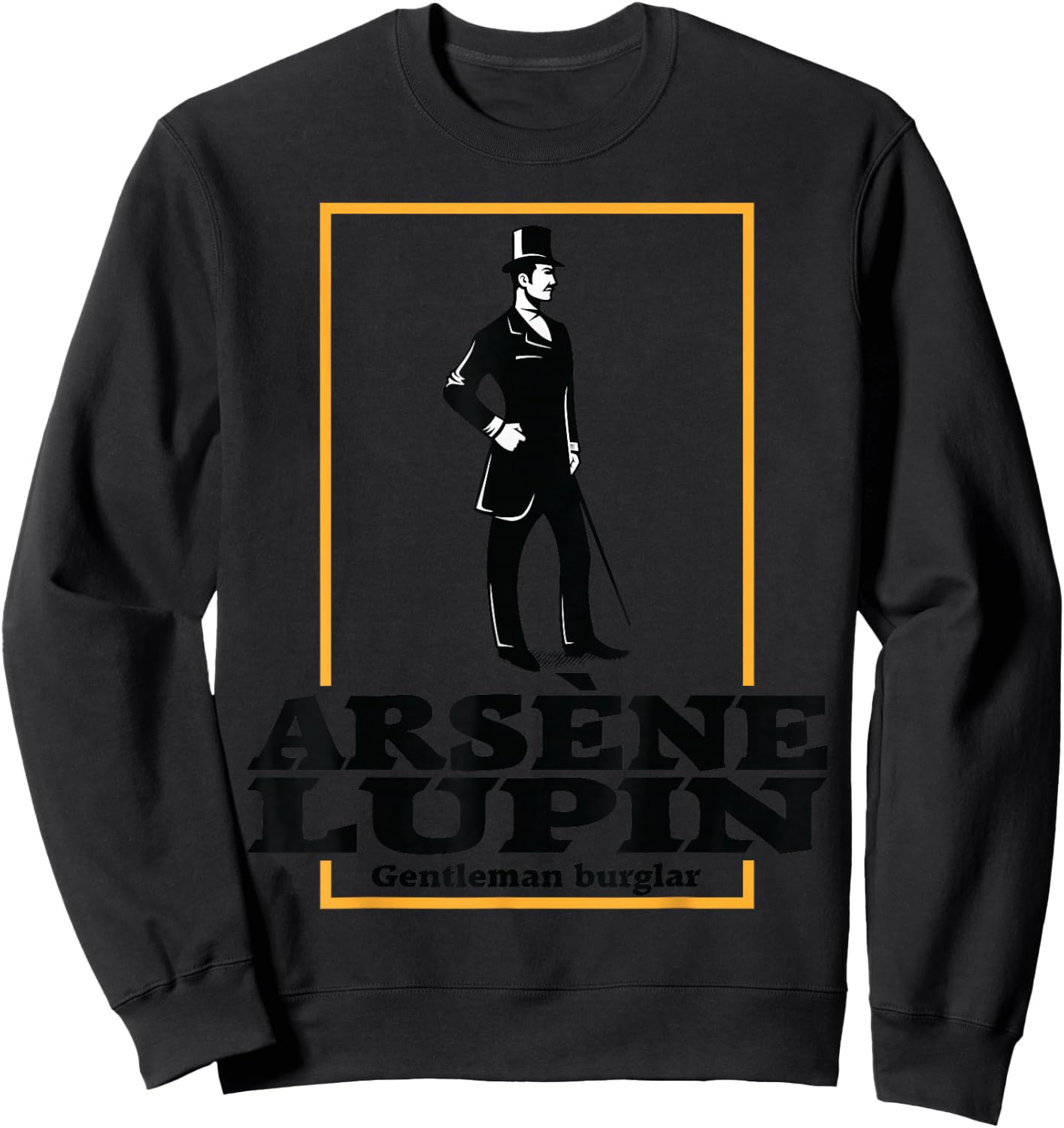 Arsene Lupin Gentleman Burglars Thief Detective Vintage Sweatshirt - Sweatshirt | Black