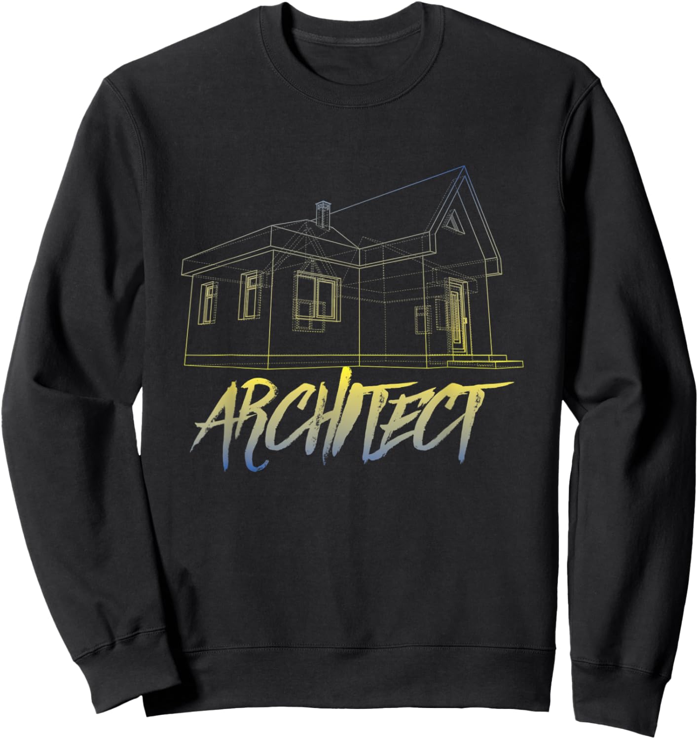 Architect House | Building Engineering | Architecture Sweatshirt - Sweatshirt | Black