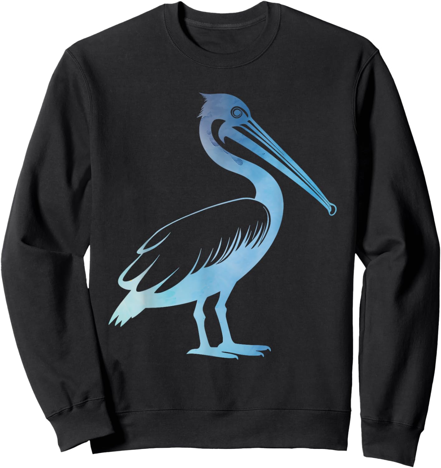 Animals Love Pelicans bird simple minimalist Pelican Sweatshirt - Sweatshirt | Black