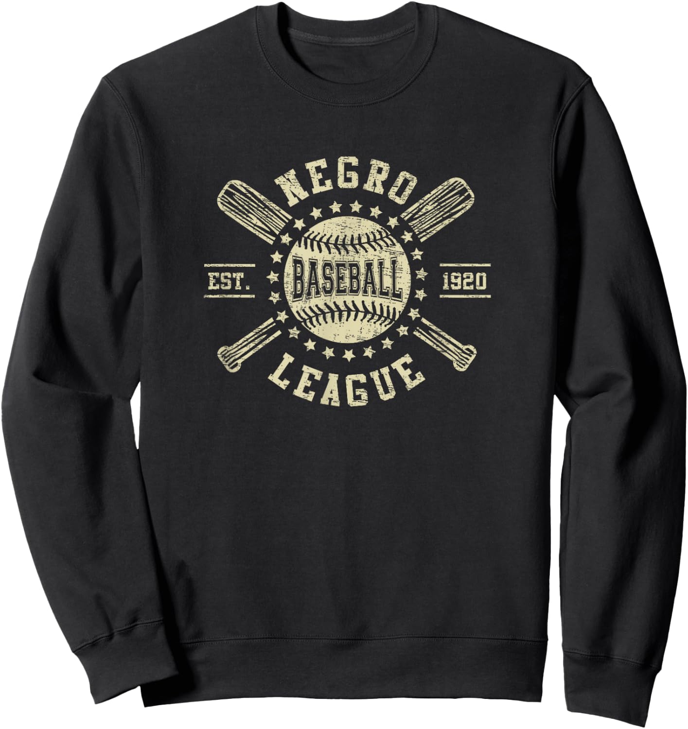 Vintage Negro League Baseball Black History Month Sweatshirt - Sweatshirt | Black