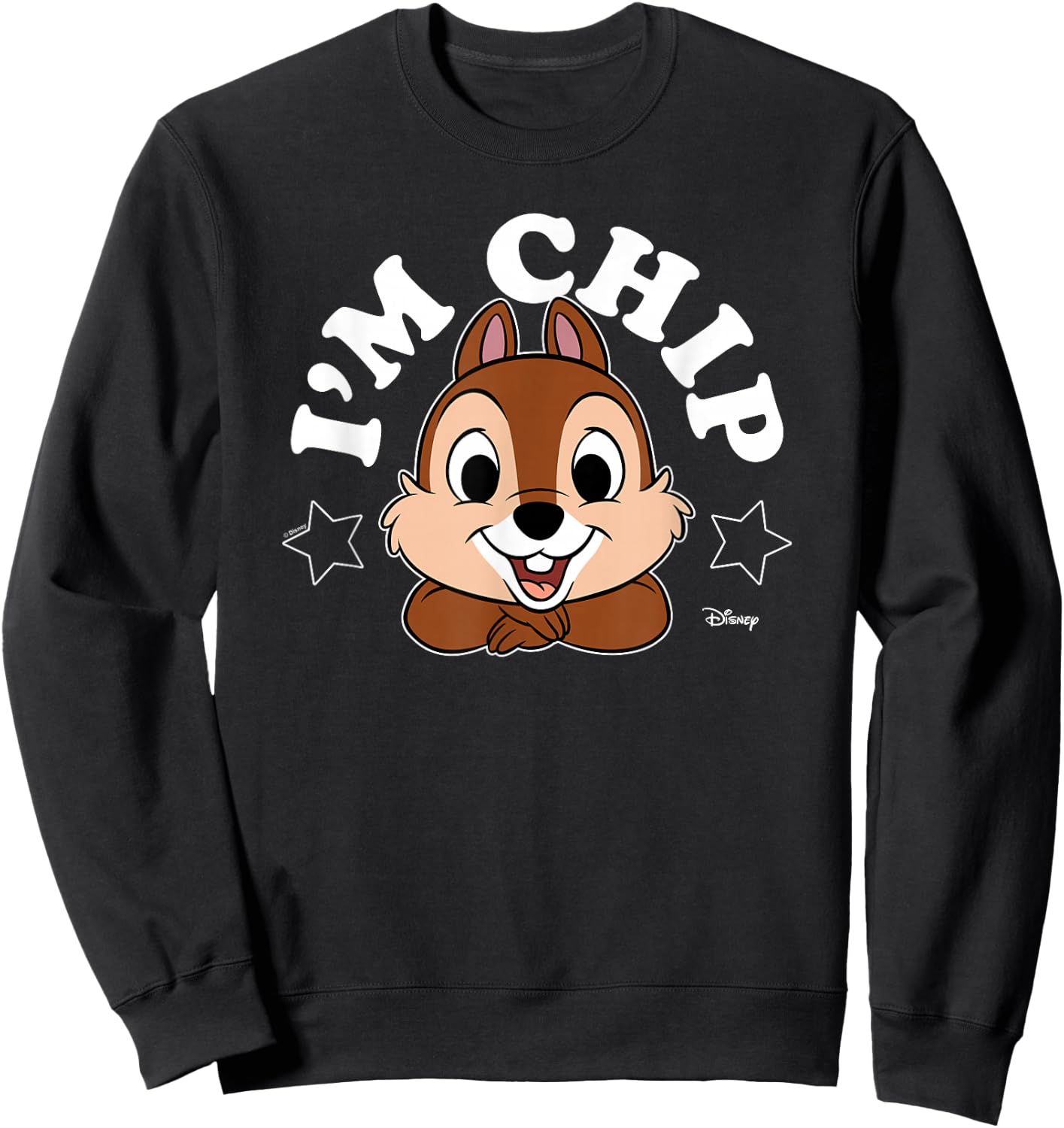Chip 'N Dale Rescue Rangers - I'm Chip Sweatshirt - Sweatshirt | Black