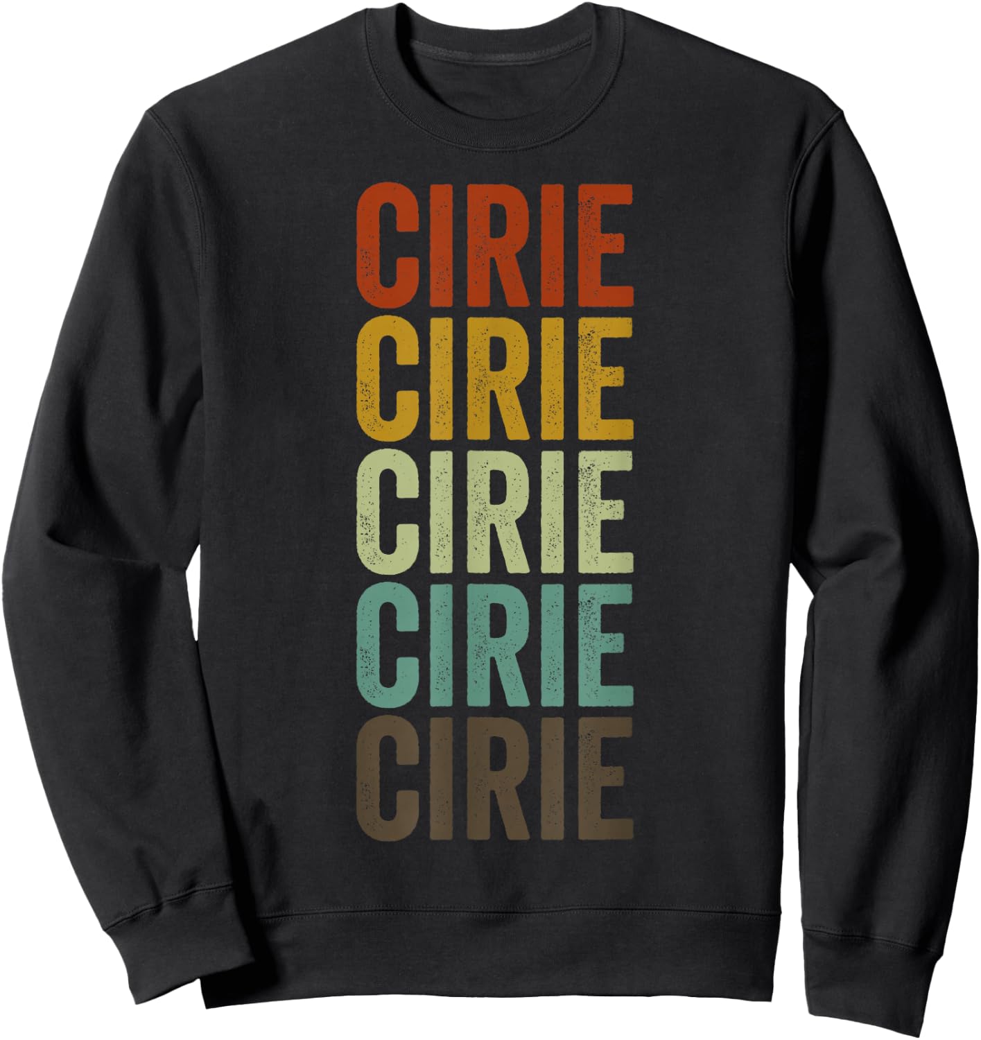 Cirie City Retro Sweatshirt - Sweatshirt | Black