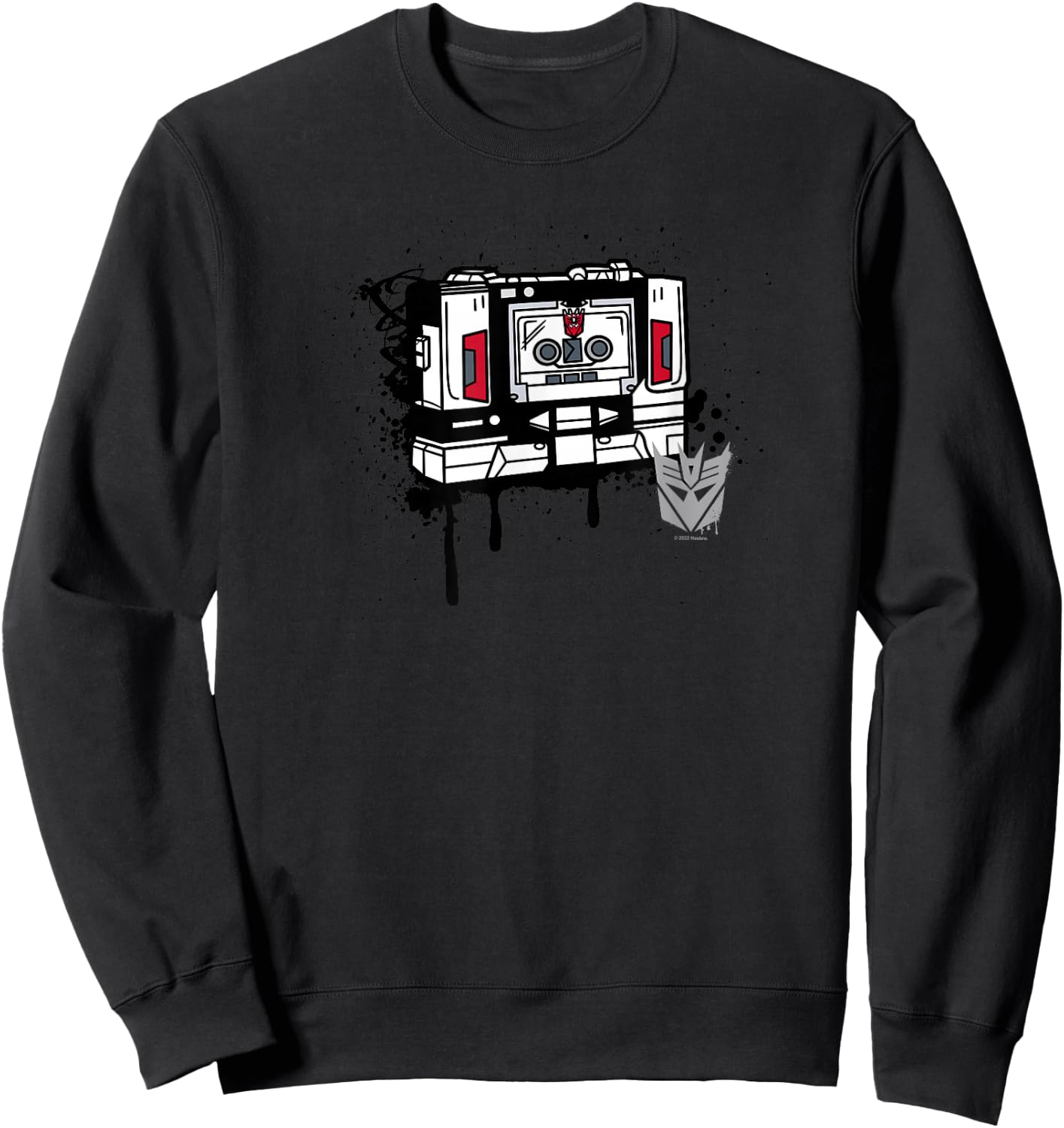 Transformers Soundwave Tape Cassette Player Form Graffiti Sweatshirt - Sweatshirt | Black