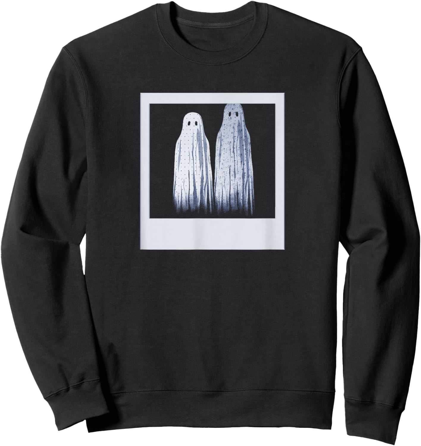 Strange and Unusual Ghost Photo Funny Horror Movie Sweatshirt - Sweatshirt | Black