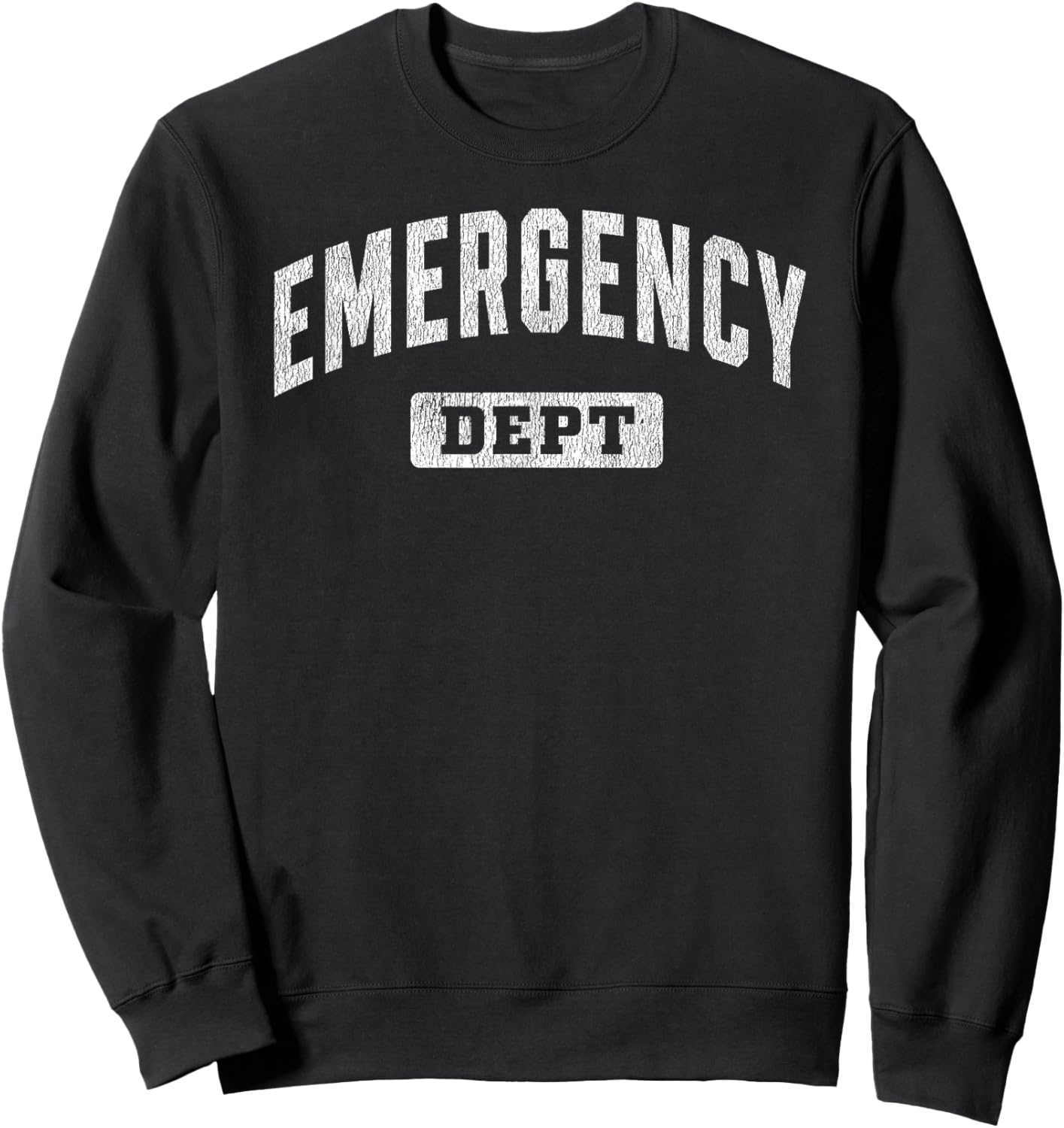Emergency Department ER Doctor Physician Nurse Sweatshirt - Sweatshirt | Black