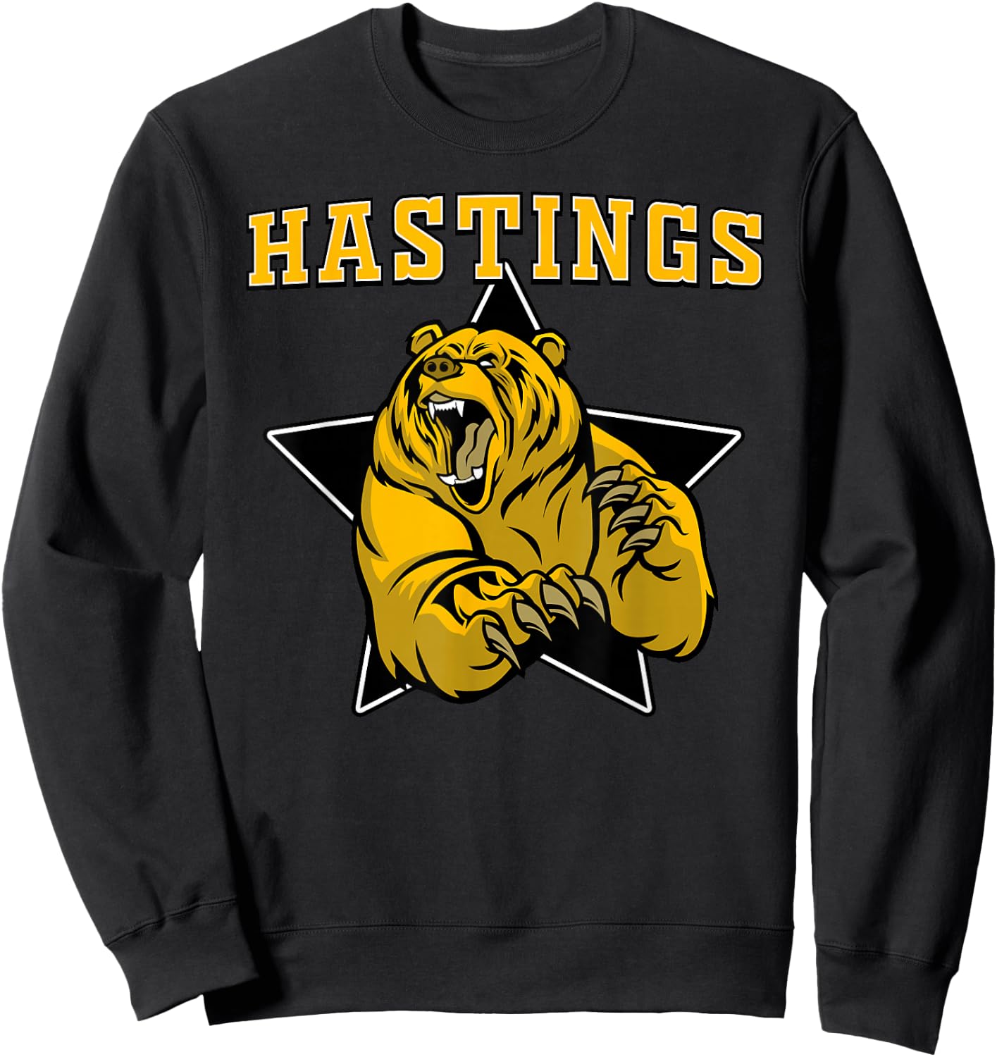 Hastings Bears High School Team Spirit Sweatshirt - Sweatshirt | Black
