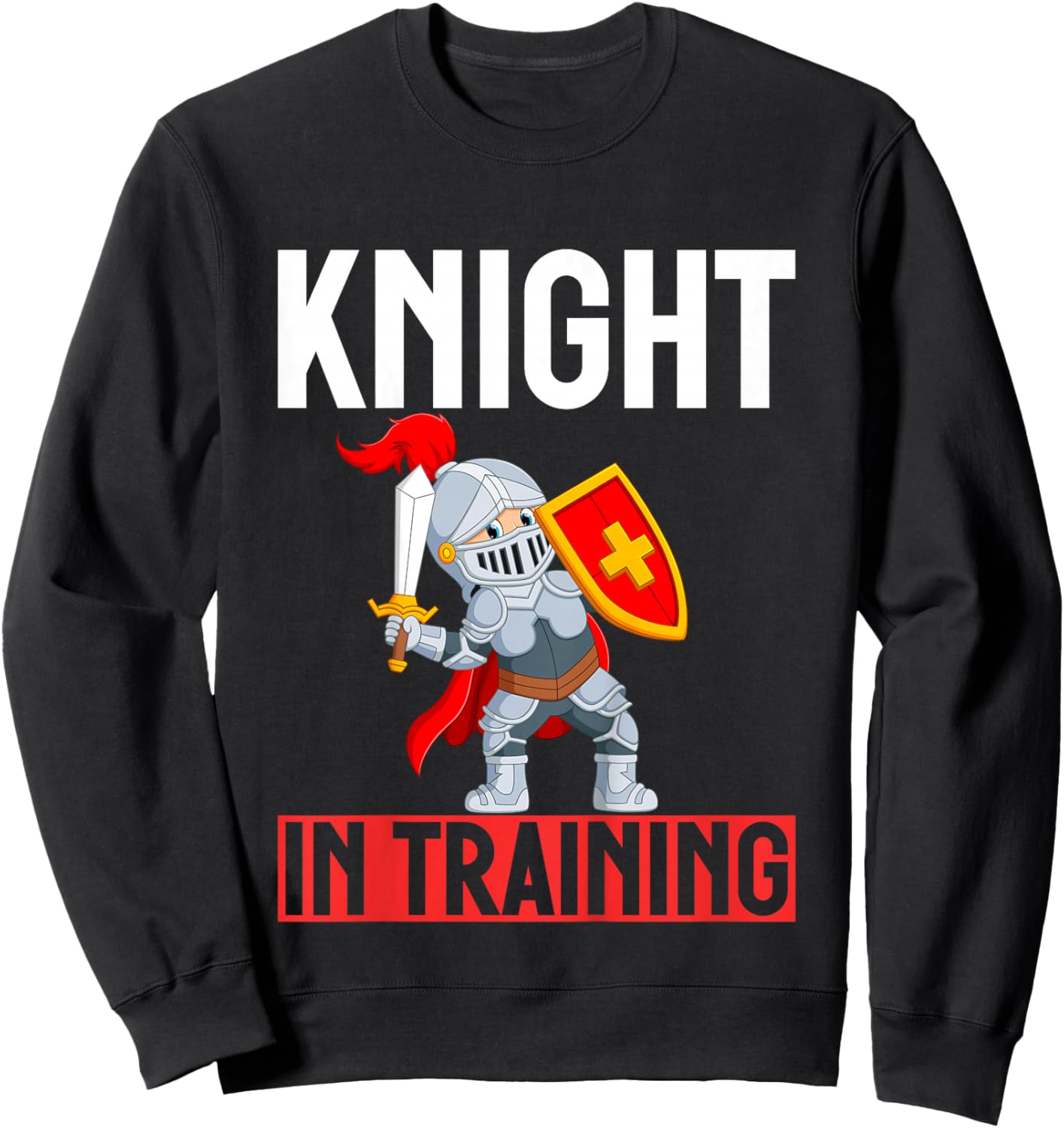 Knight in Training Knight Sweatshirt - Sweatshirt | Black