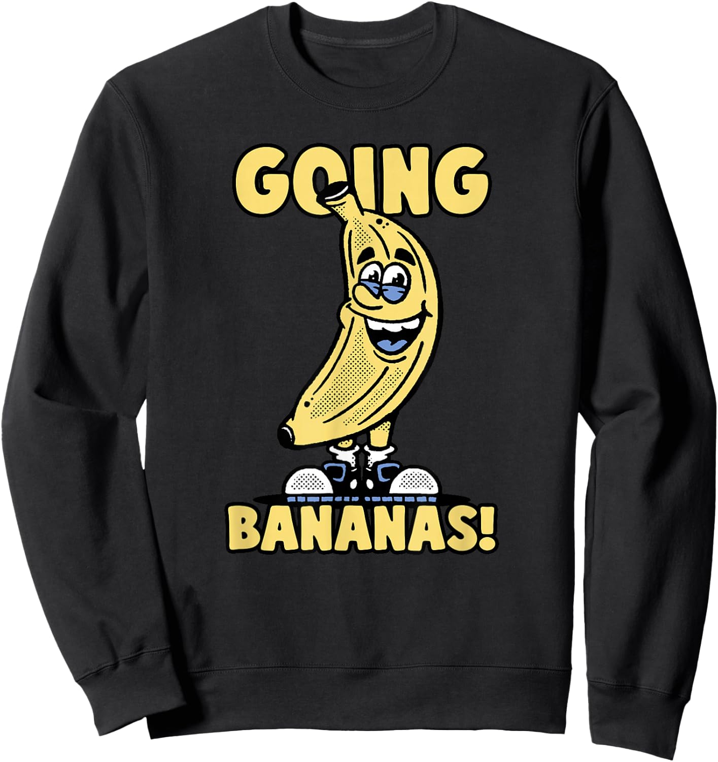 Going Bananas Shirt Men, Women, Kids, Toddler Banana Costume Sweatshirt - Sweatshirt | Black
