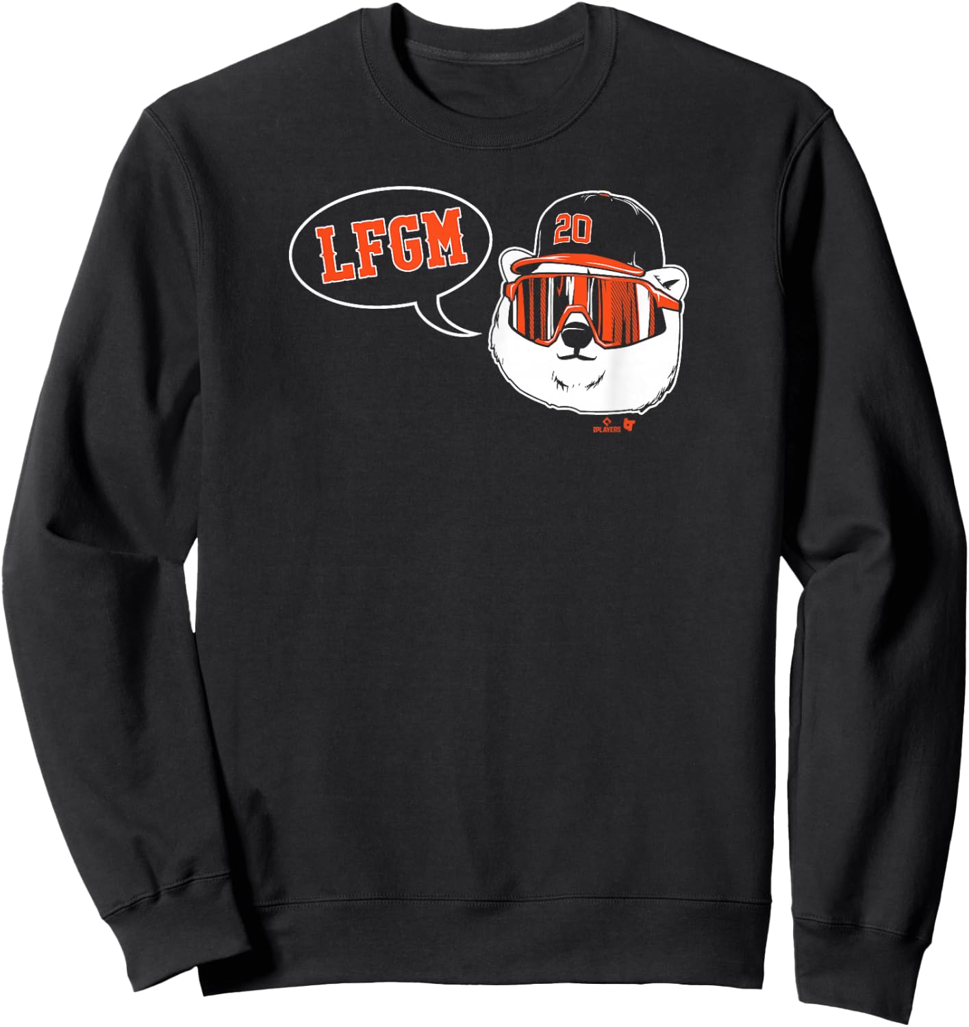 Pete Alonso - LFGM Polar Bear - New York Baseball Sweatshirt - Sweatshirt | Black