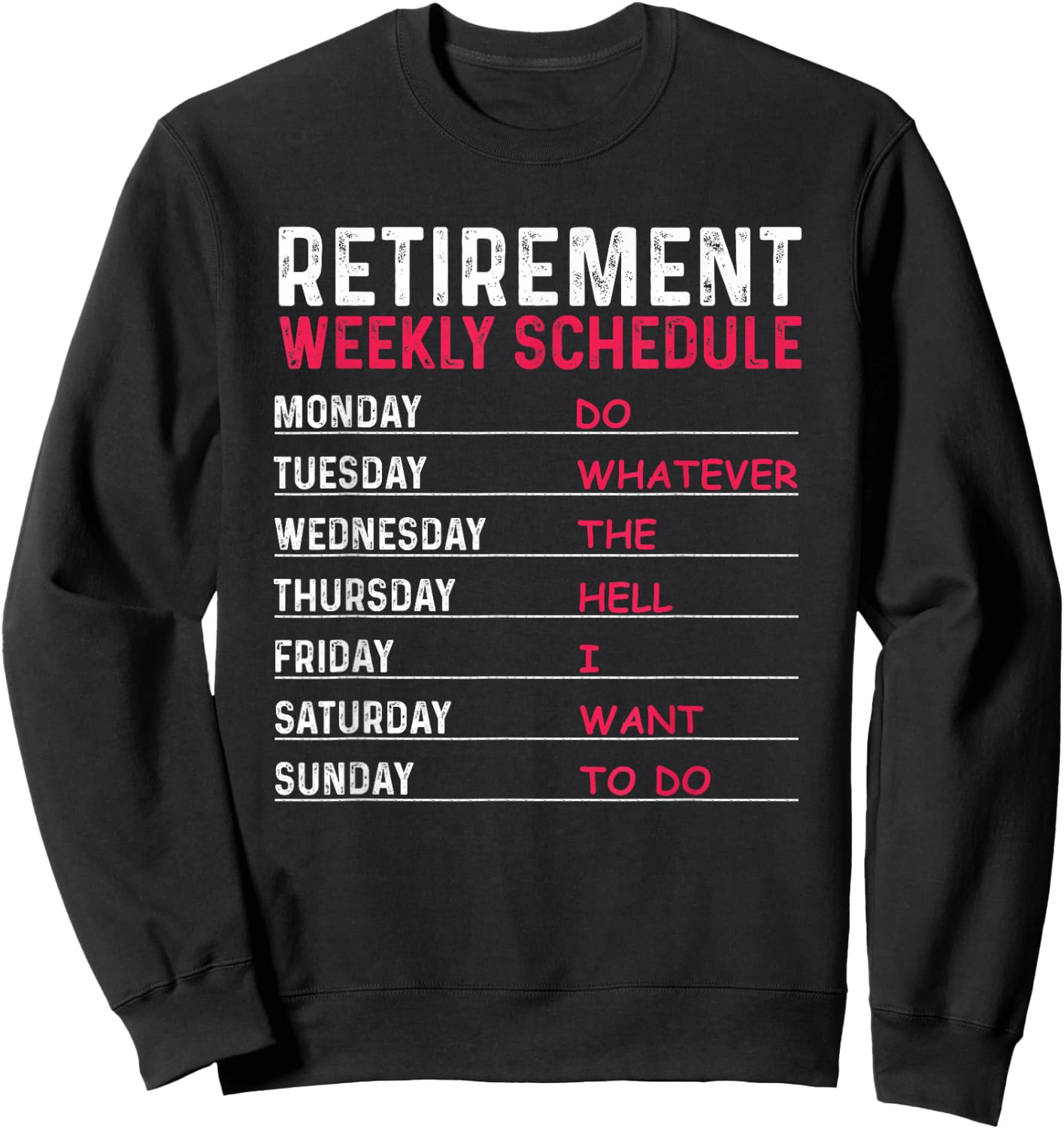Funny Retirement Gift Women Cool Retired Retiree Small Sweatshirt - Sweatshirt | Black