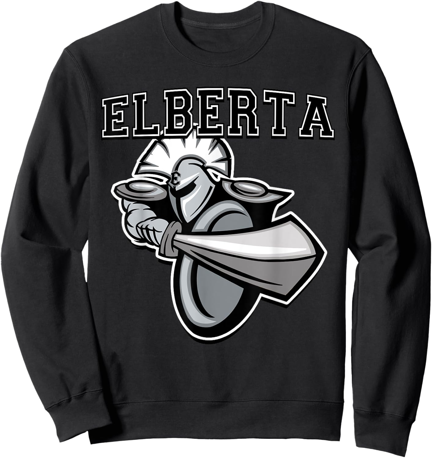 Elberta Warriors Team Spirit Sweatshirt - Sweatshirt | Black