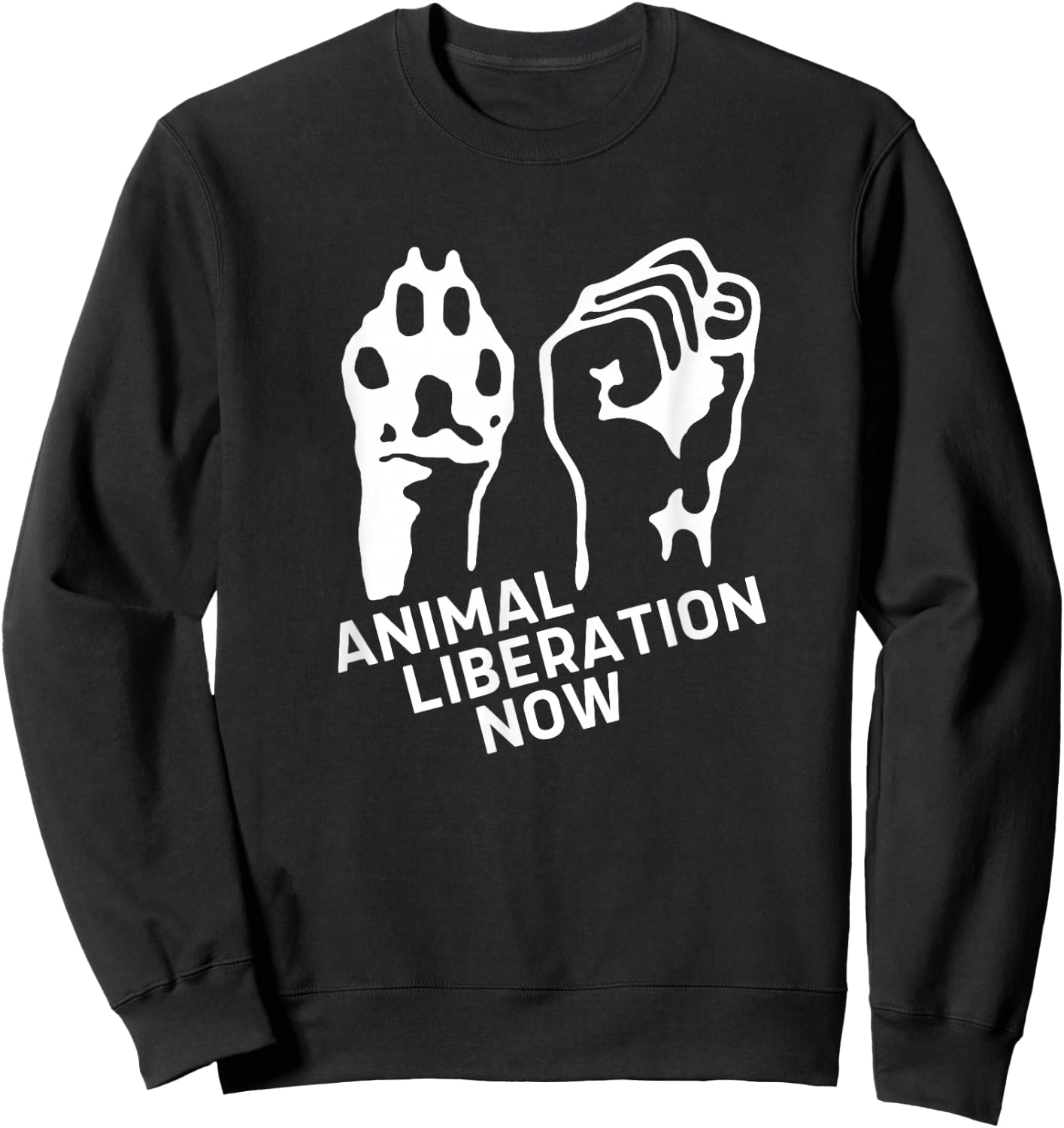 Animal Liberation Shirt, Animal Rights, Vegan Sweatshirt - Sweatshirt | Black