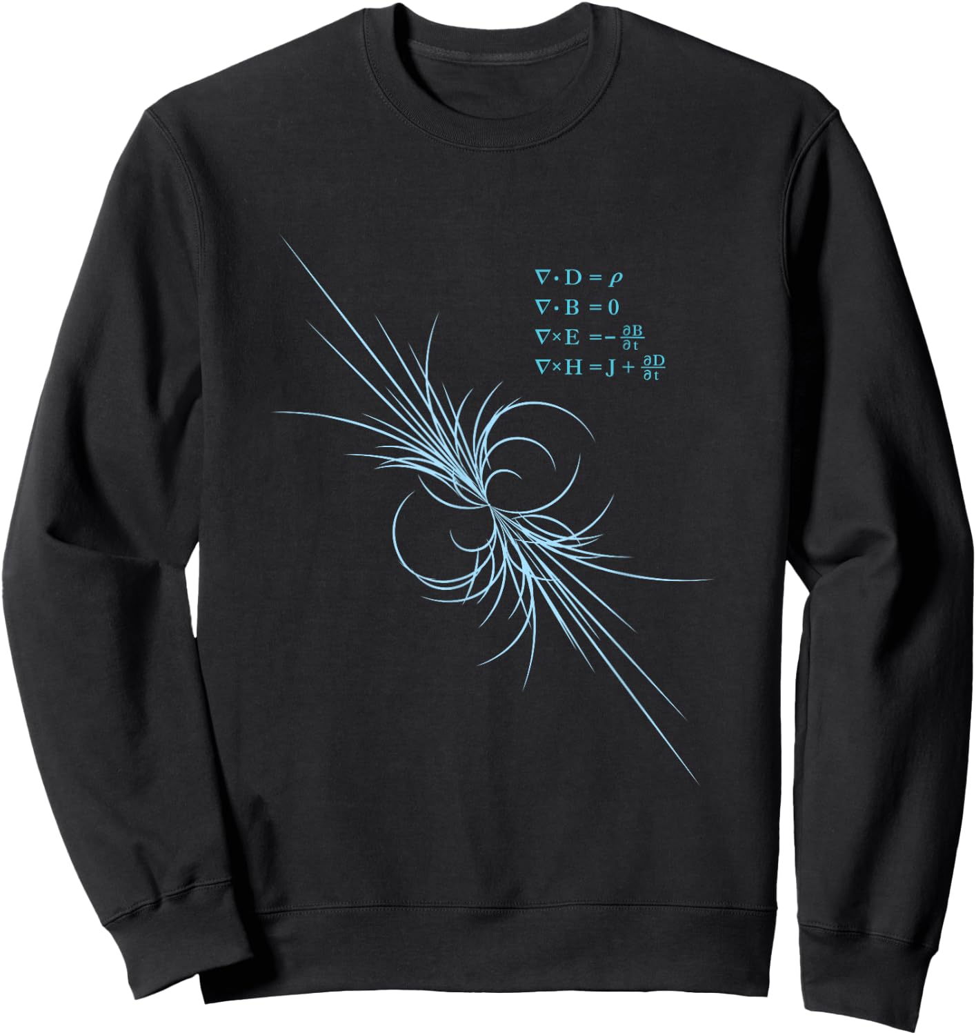Maxwell Equation Physics Study Science Lover Physicist Sweatshirt - Sweatshirt | Black
