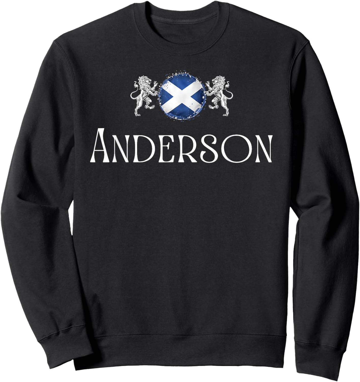 Anderson Clan Scottish Family Name Scotland Heraldry Sweatshirt - Sweatshirt | Black