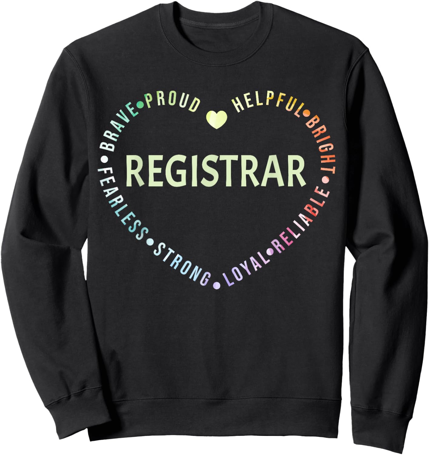 School Registrar Sweatshirt - Sweatshirt | Black