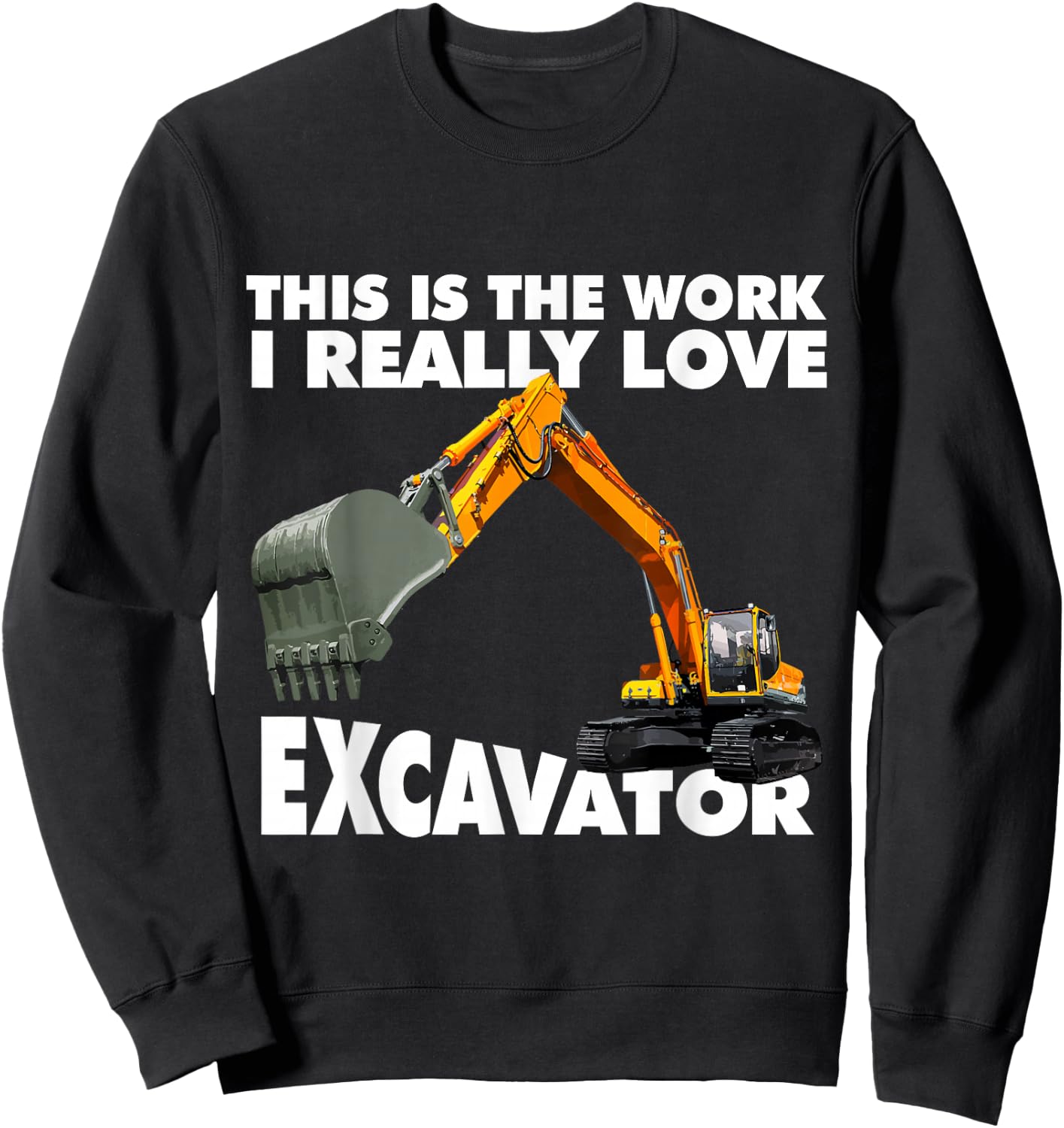 Excavator Sweatshirt - Sweatshirt | Black