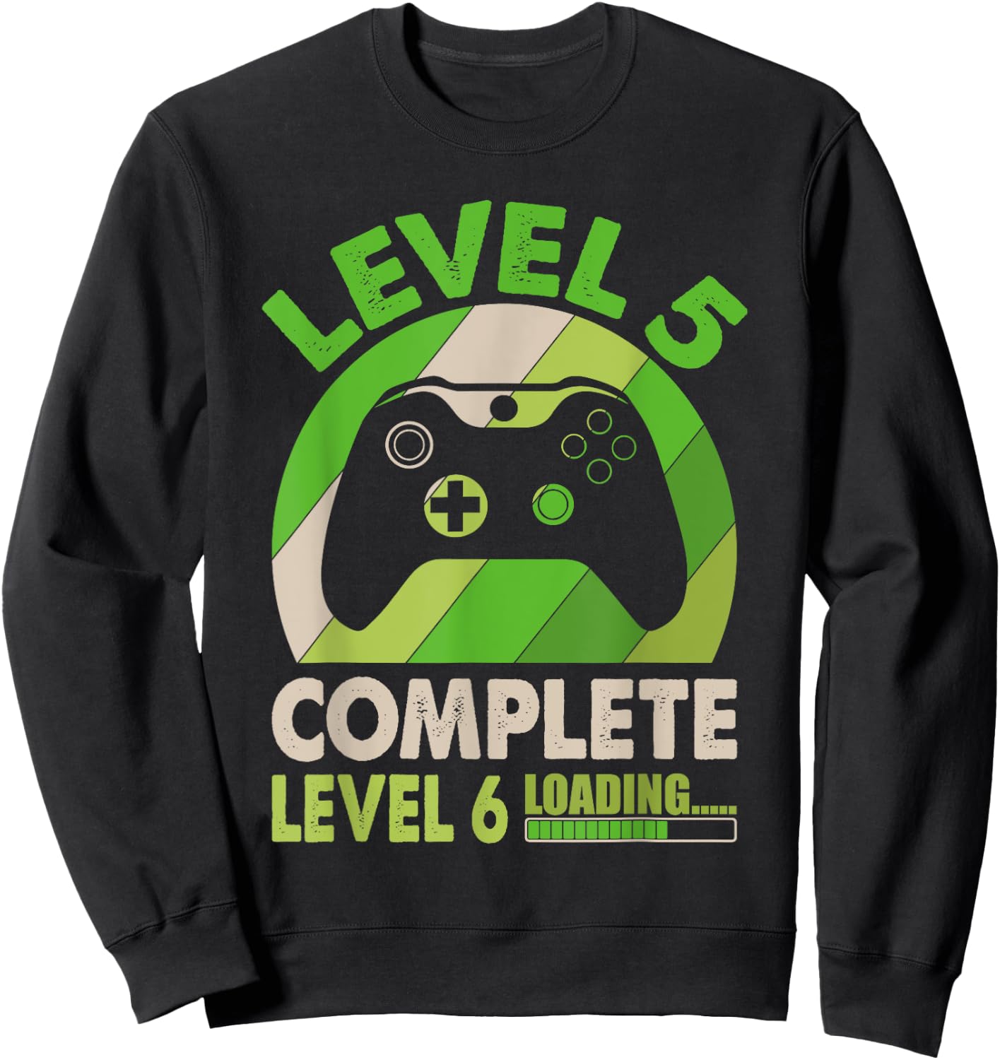 Level 5 Complete Level 6 Loading - 5th Wedding Anniversary Sweatshirt - Sweatshirt | Black