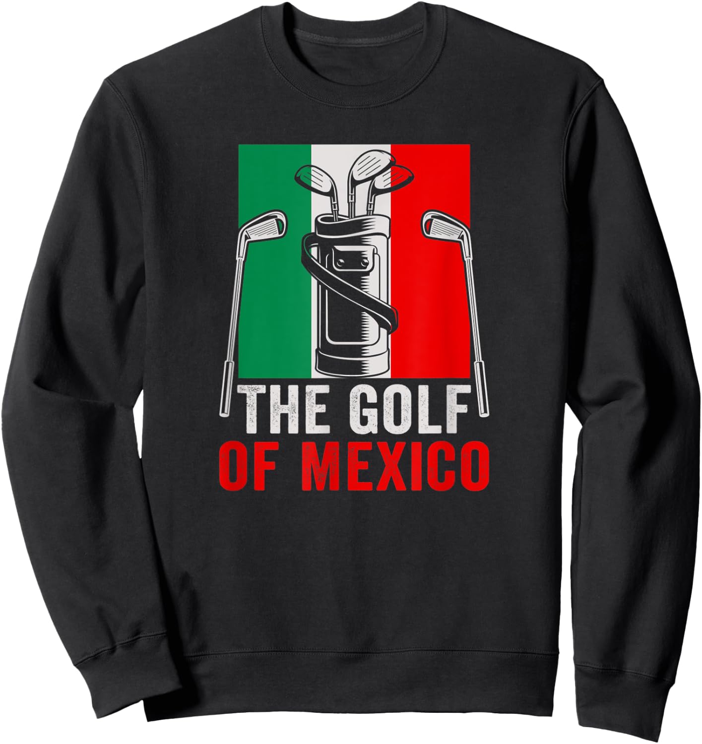 The golf of Mexico Golf Player Golf Teacher Golfer Women Sweatshirt - Sweatshirt | Black