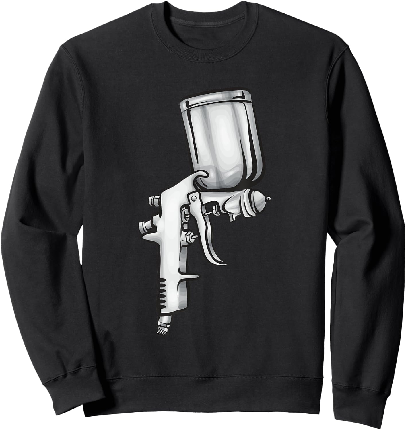 Spray Gun Auto Body Painter Automotive Car Painter Sweatshirt - Sweatshirt | Black
