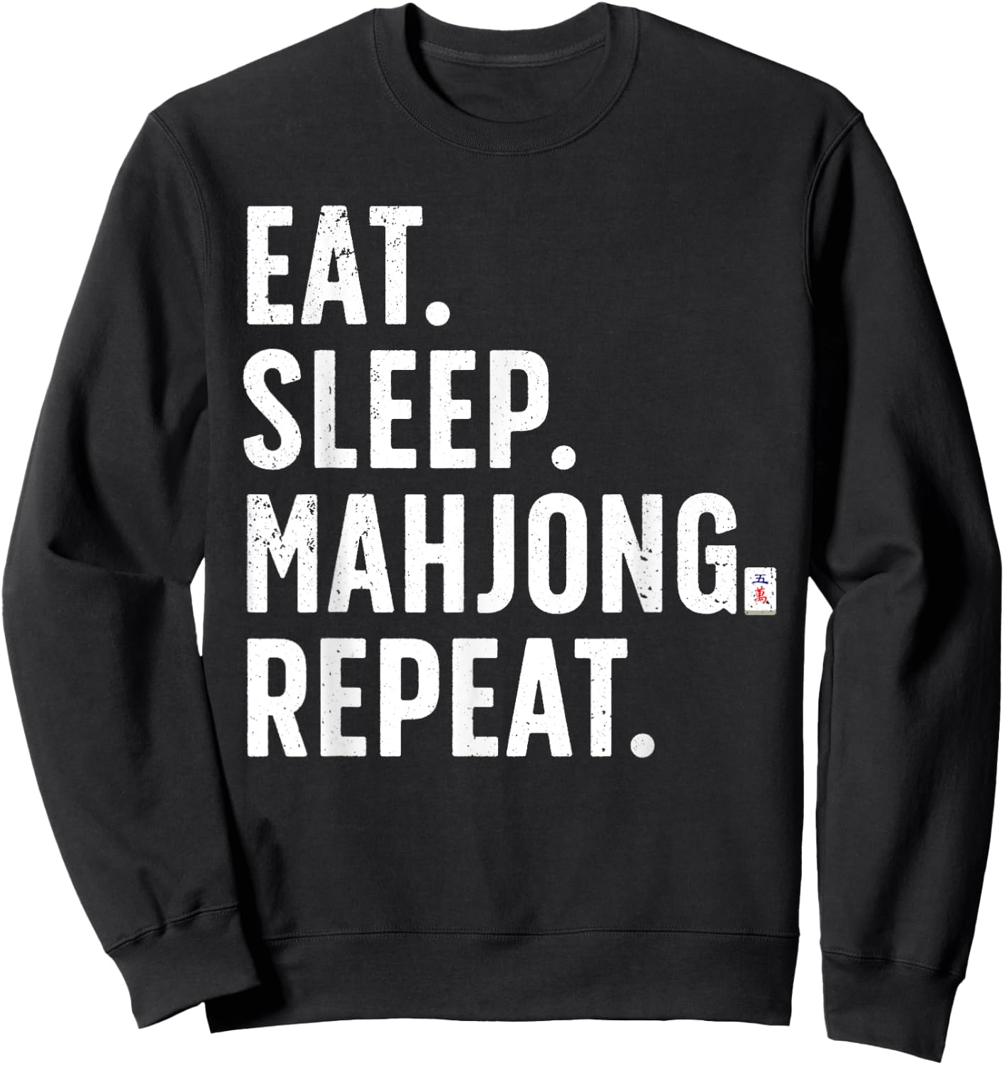 Cool Mahjong Women Strategy Tile Game Mahjong Lover Sweatshirt - Sweatshirt | Black