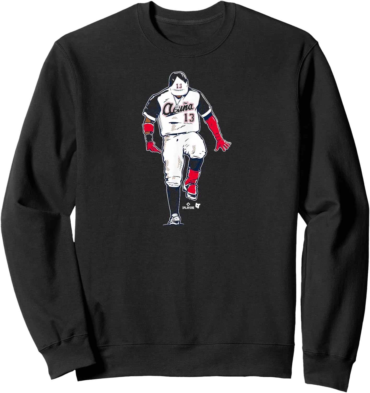 Ronald Acuña Jr. - The Silencer - Atlanta Baseball Sweatshirt - Sweatshirt | Black