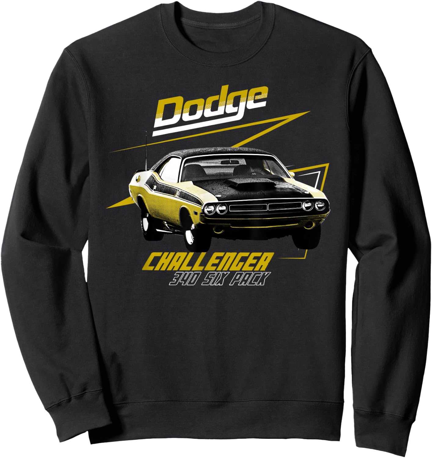 Dodge Challenger 340 Six Pack Sweatshirt - Sweatshirt | Black