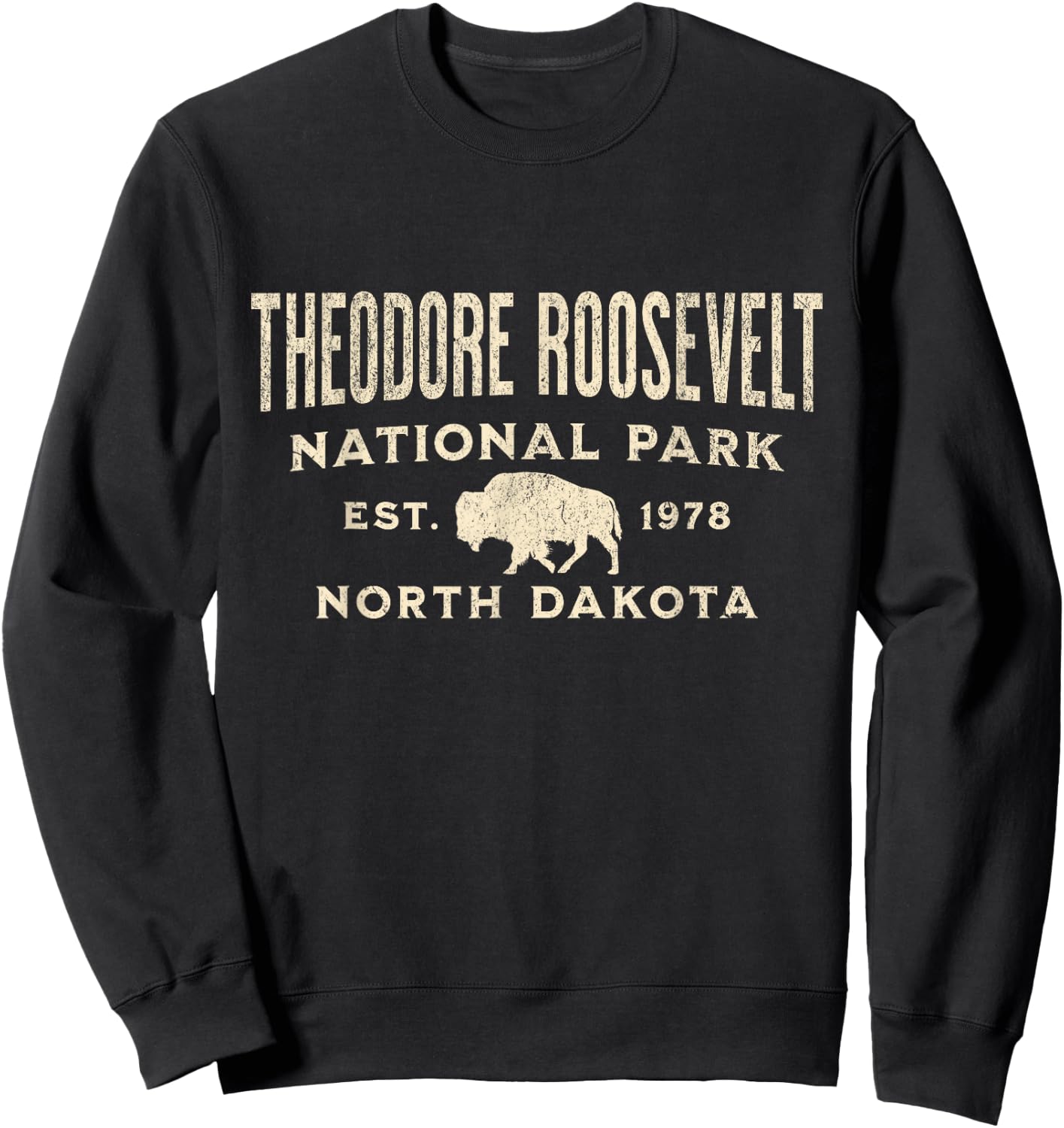 Theodore Roosevelt National Park Sweatshirt - Sweatshirt | Black