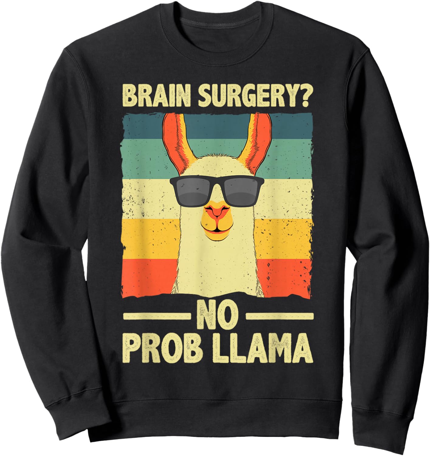 Cute Brain Surgery Women Kids Get Well Soon Recovery Sweatshirt - Sweatshirt | Black