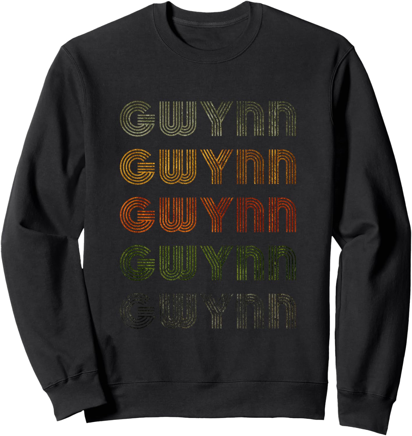 Love Heart Gwynn Grunge Vintage Style Black Gwynn Sweatshirt - Sweatshirt | Black