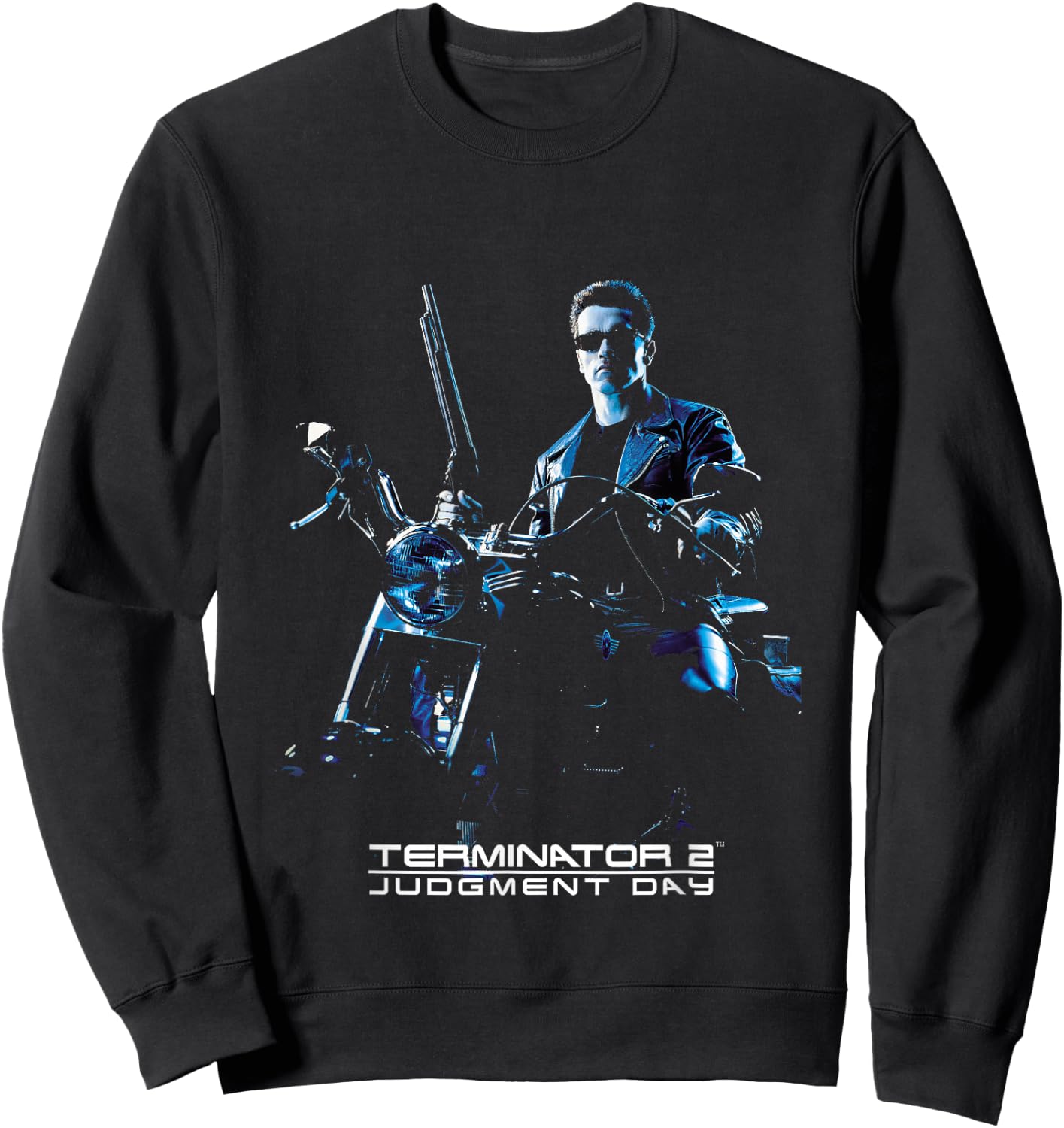Terminator 2 Judgement Day Theatrical Poster Sweatshirt - Sweatshirt | Black